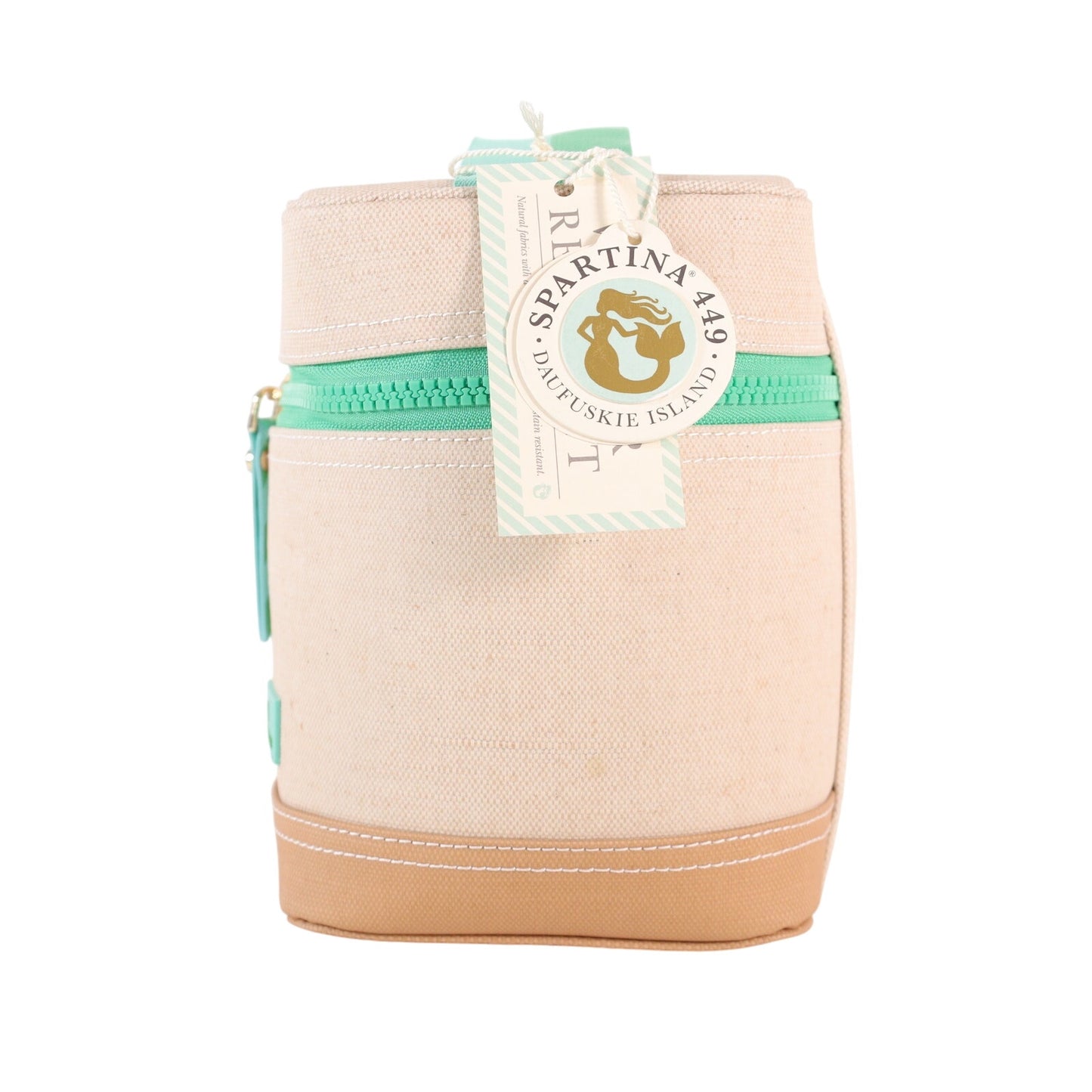 Spartina 449 Armada Travel Accessory Train Case - Flax / Green