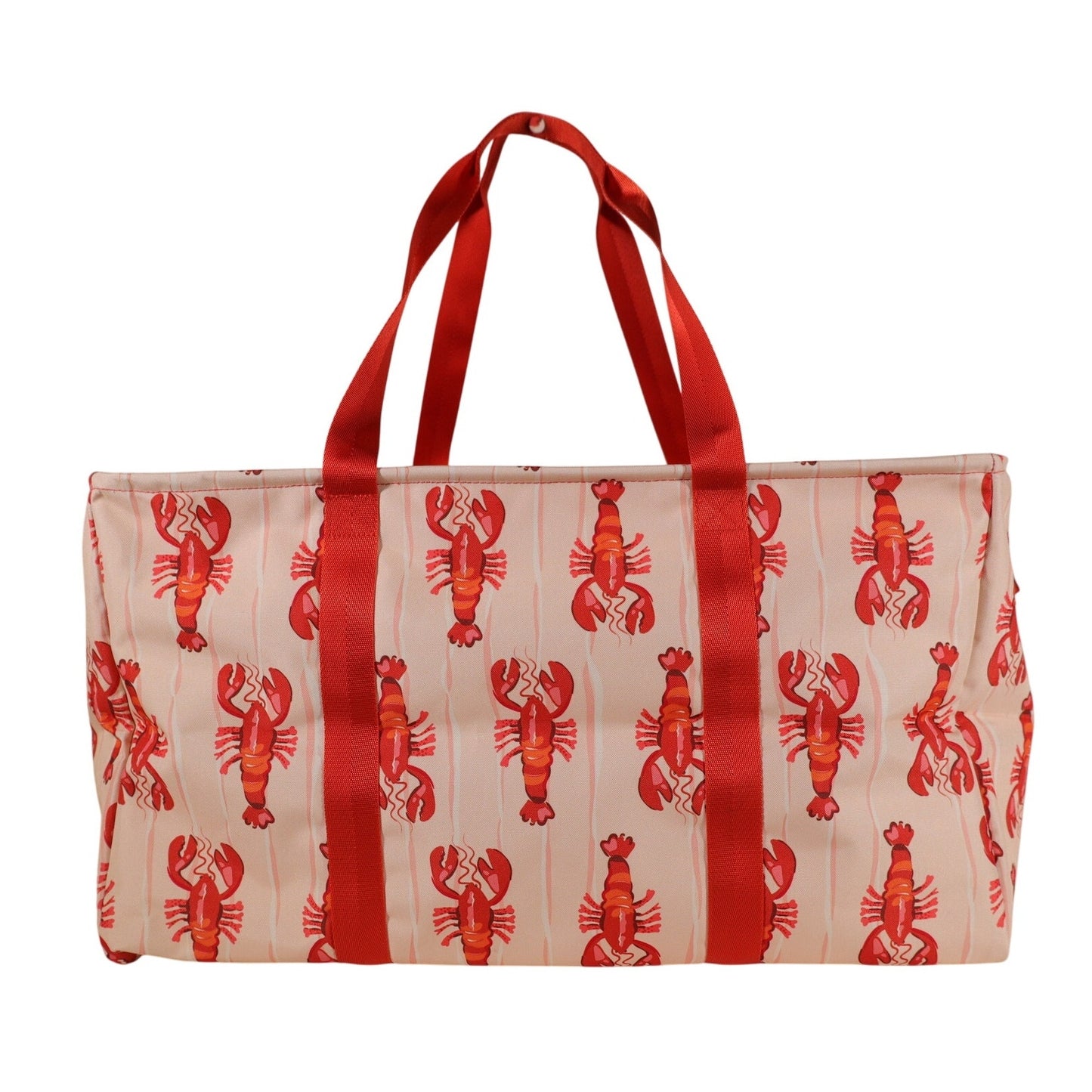 Vera Bradley Large Collapsible Storage Car Tote - Lobster Clause