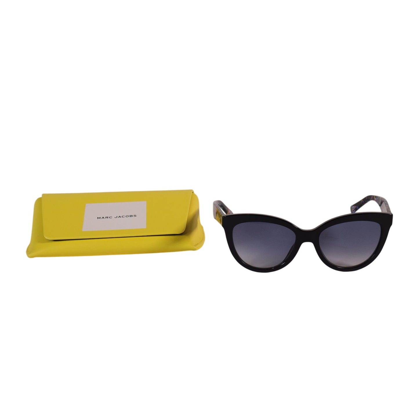 Marc Jacobs Cat Eye Womens Sunglasses - Black / Multicolor
