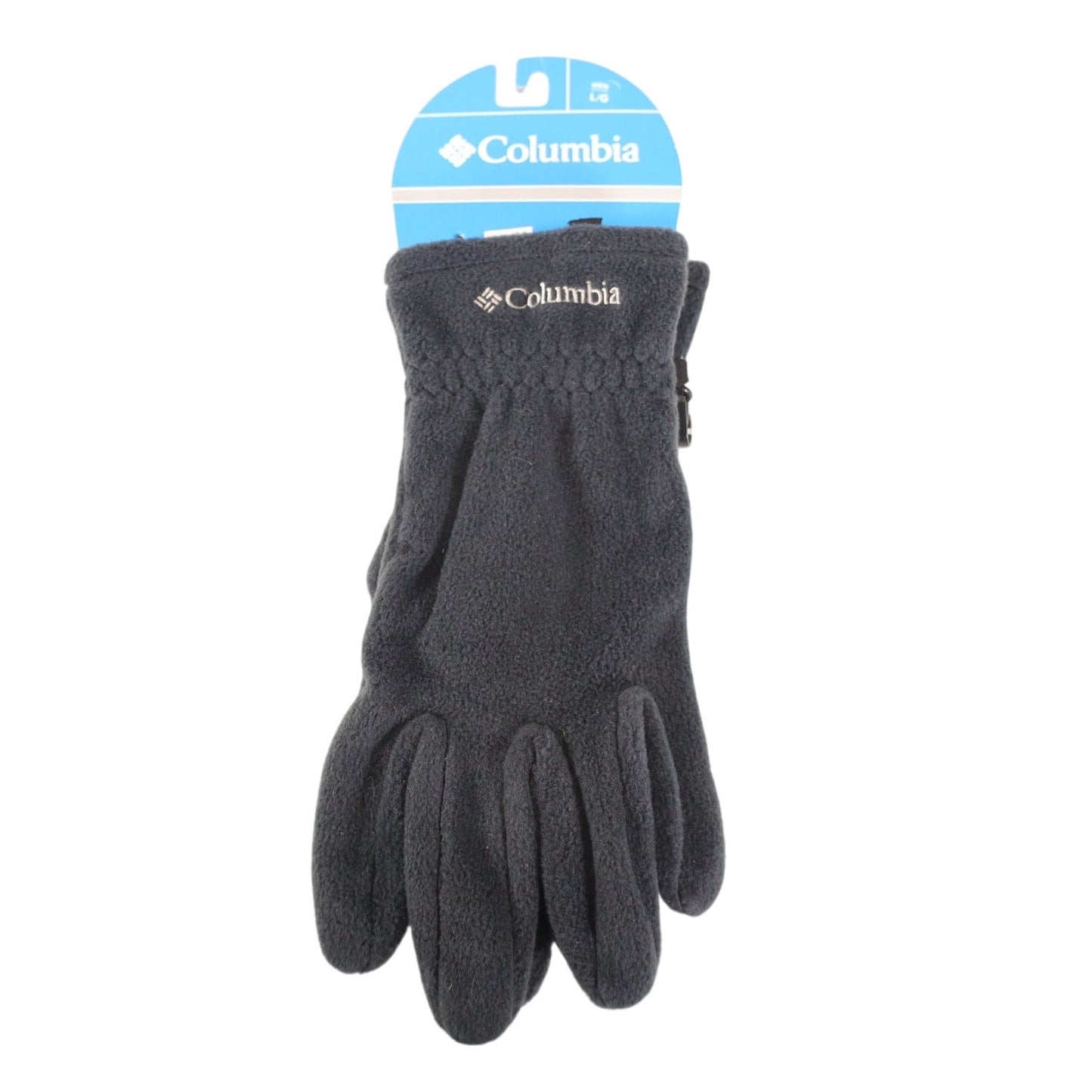 Columbia Men's Steens Mountain Fleece Winter Gloves - Size Large - Black