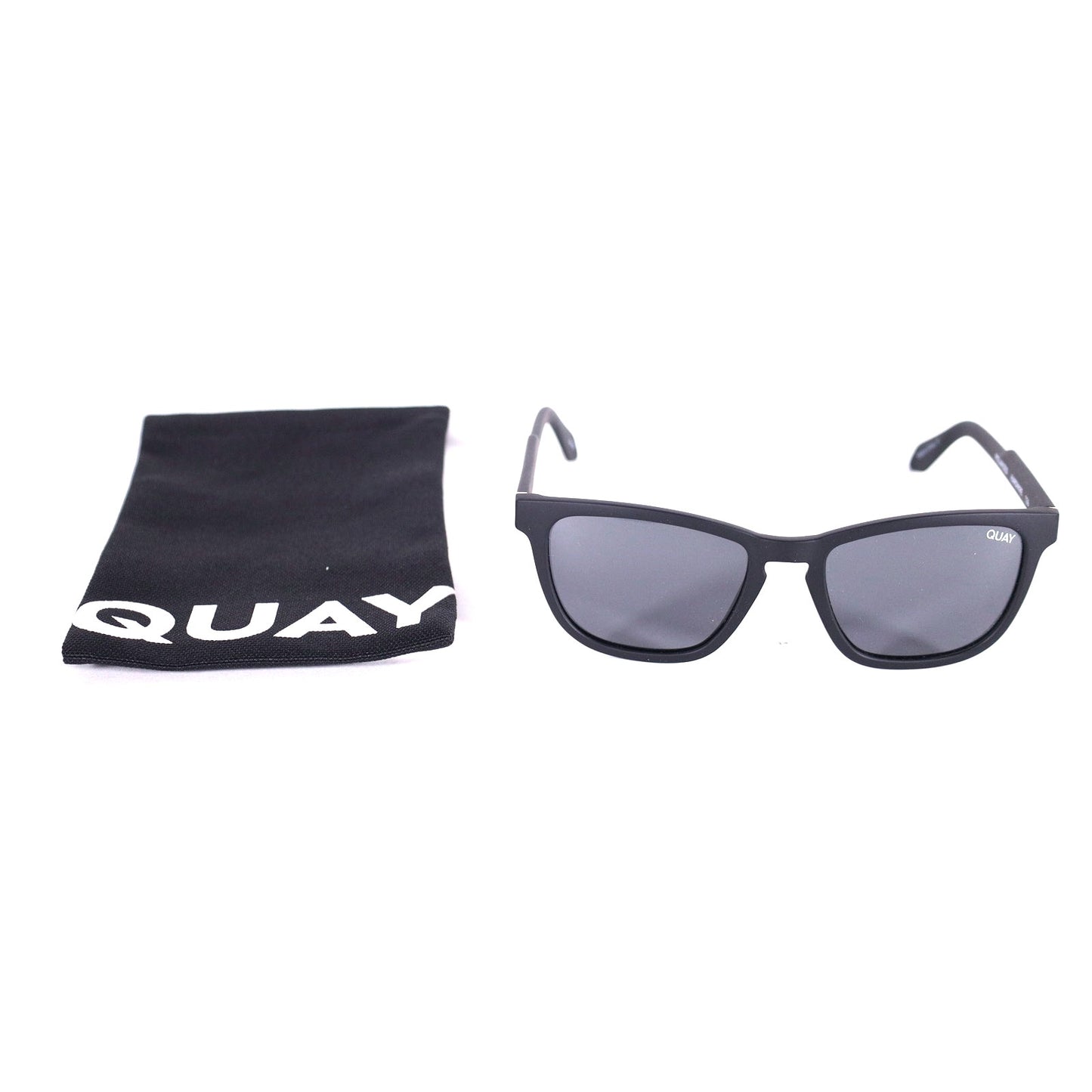 Quay Australia HARDWIRE Polarized Sunglasses - Matte Black / Smoke