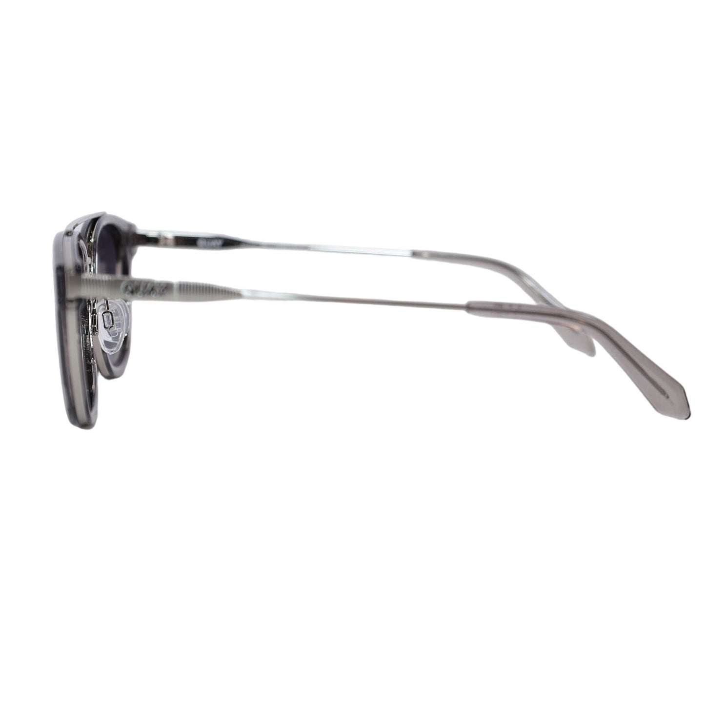 Quay Australia GETAWAY Round Metal Sunglasses - Grey/Smoke