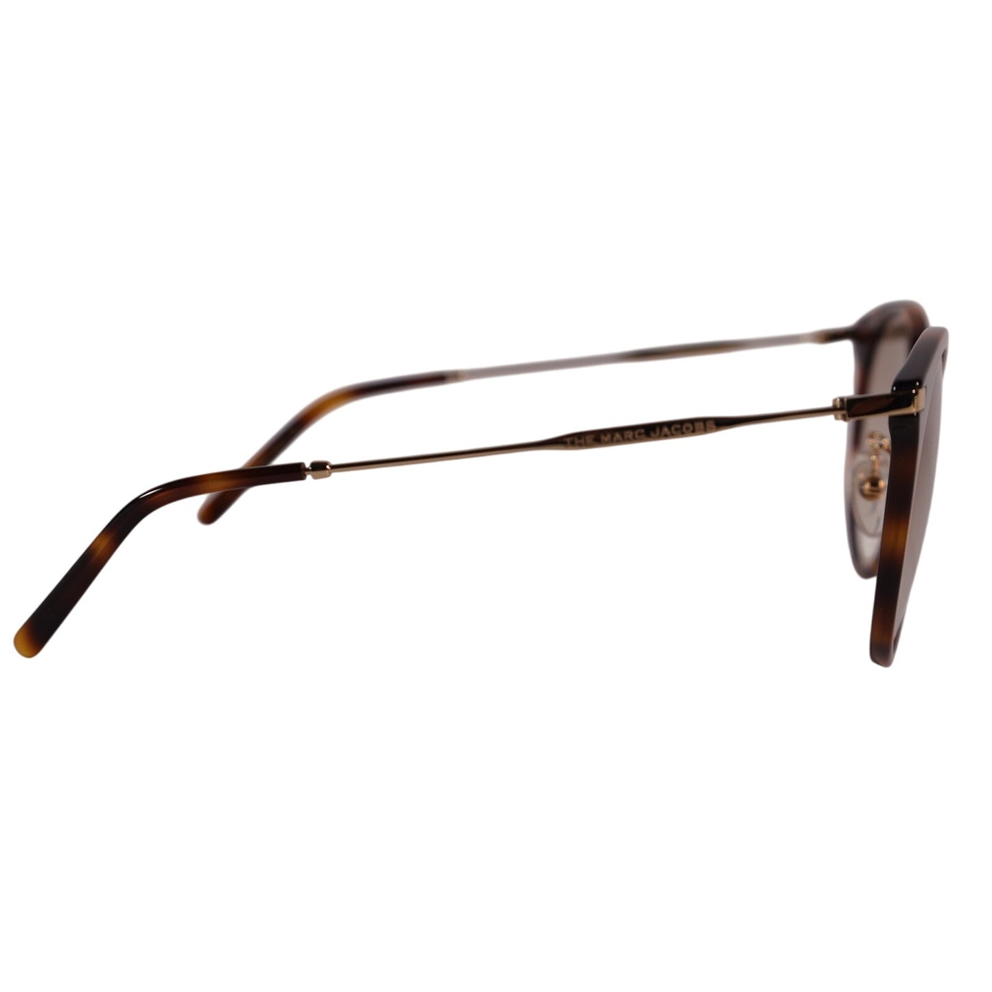 Marc Jacobs Round Womens Sunglasses - Havana / Brown Gradient