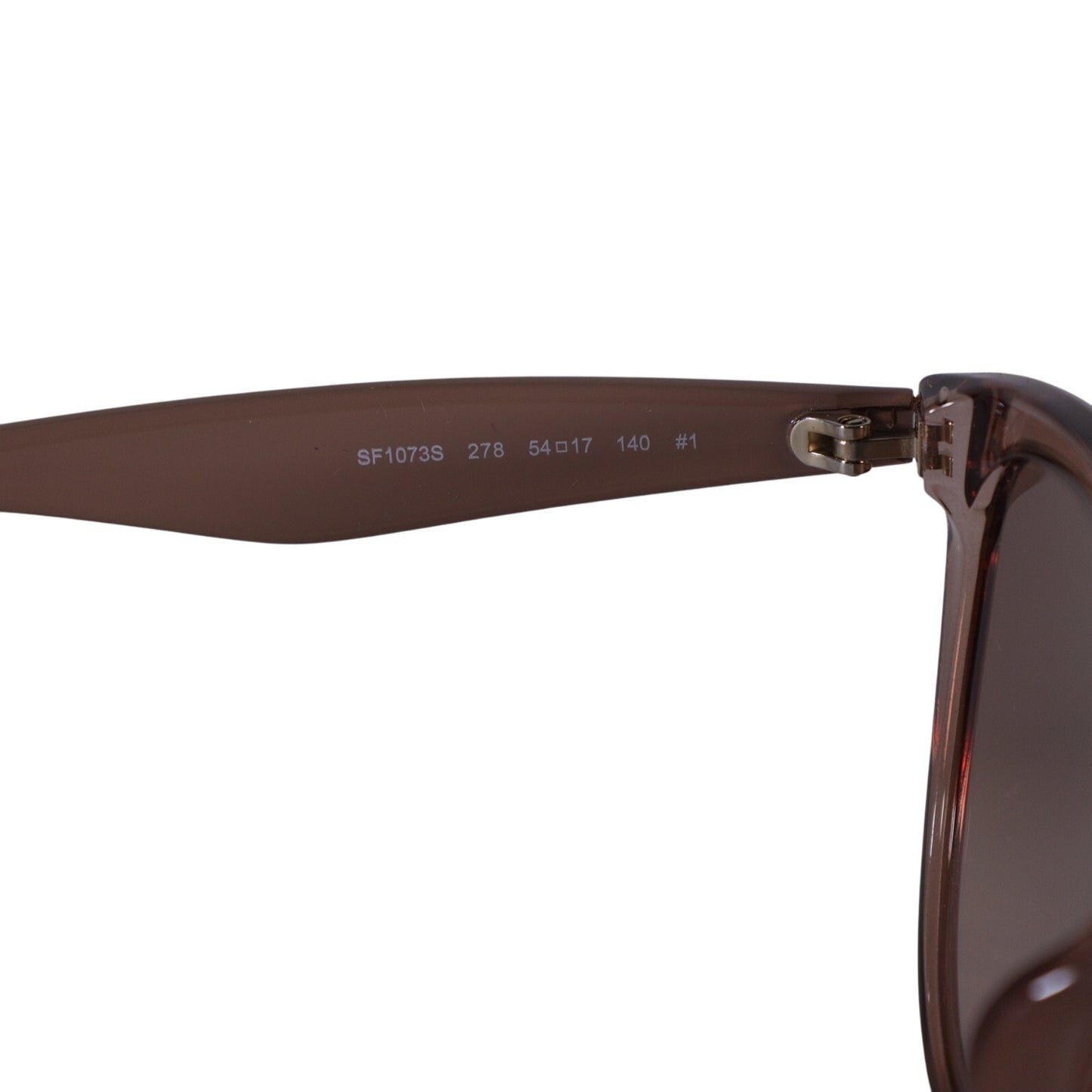 Salvatore Ferragamo Round Cat Eye Sunglasses - Transparent Sand / Sand Gradient