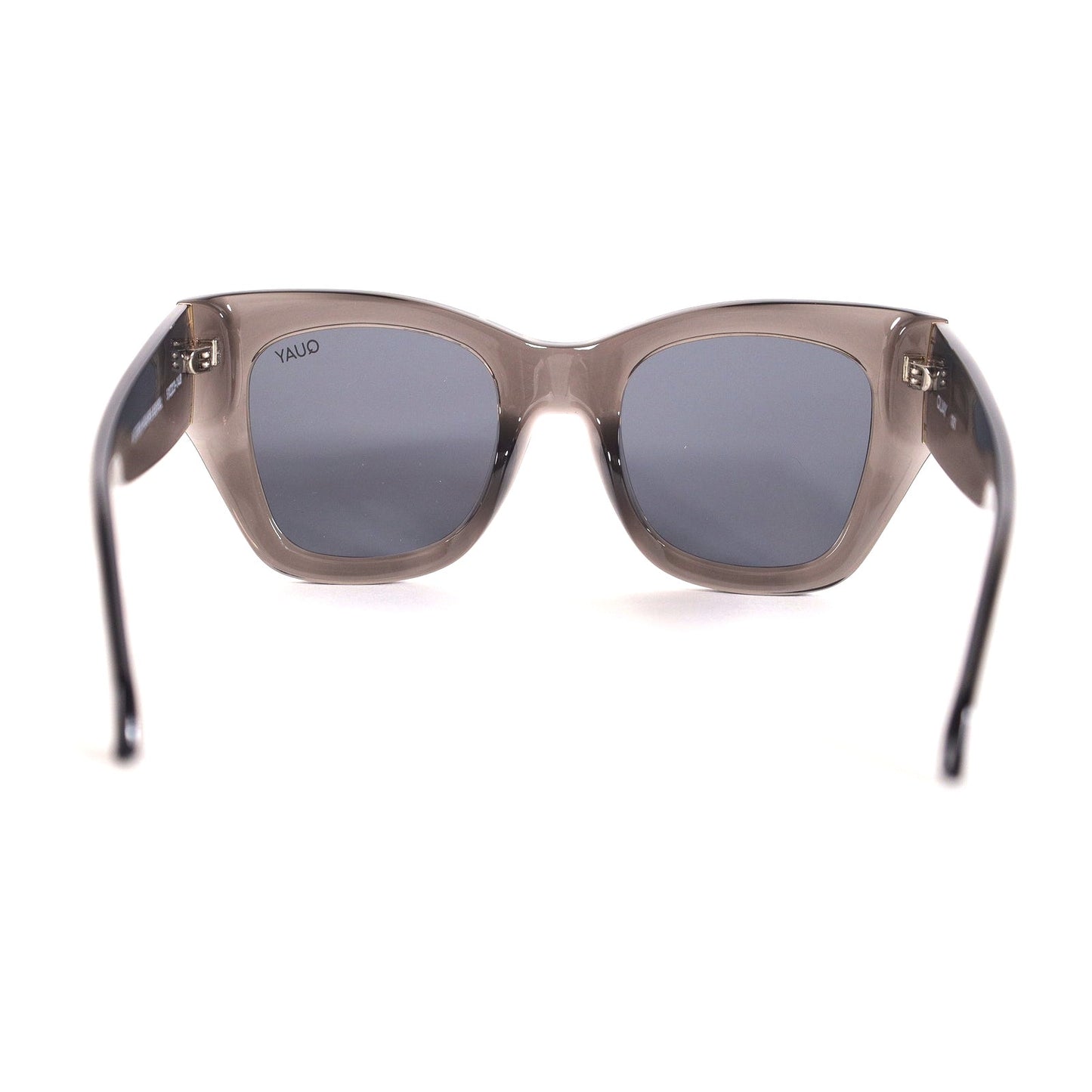 Quay Australia AFTER HOURS Bevel Sunglasses - Crystal Black / Smoke RX