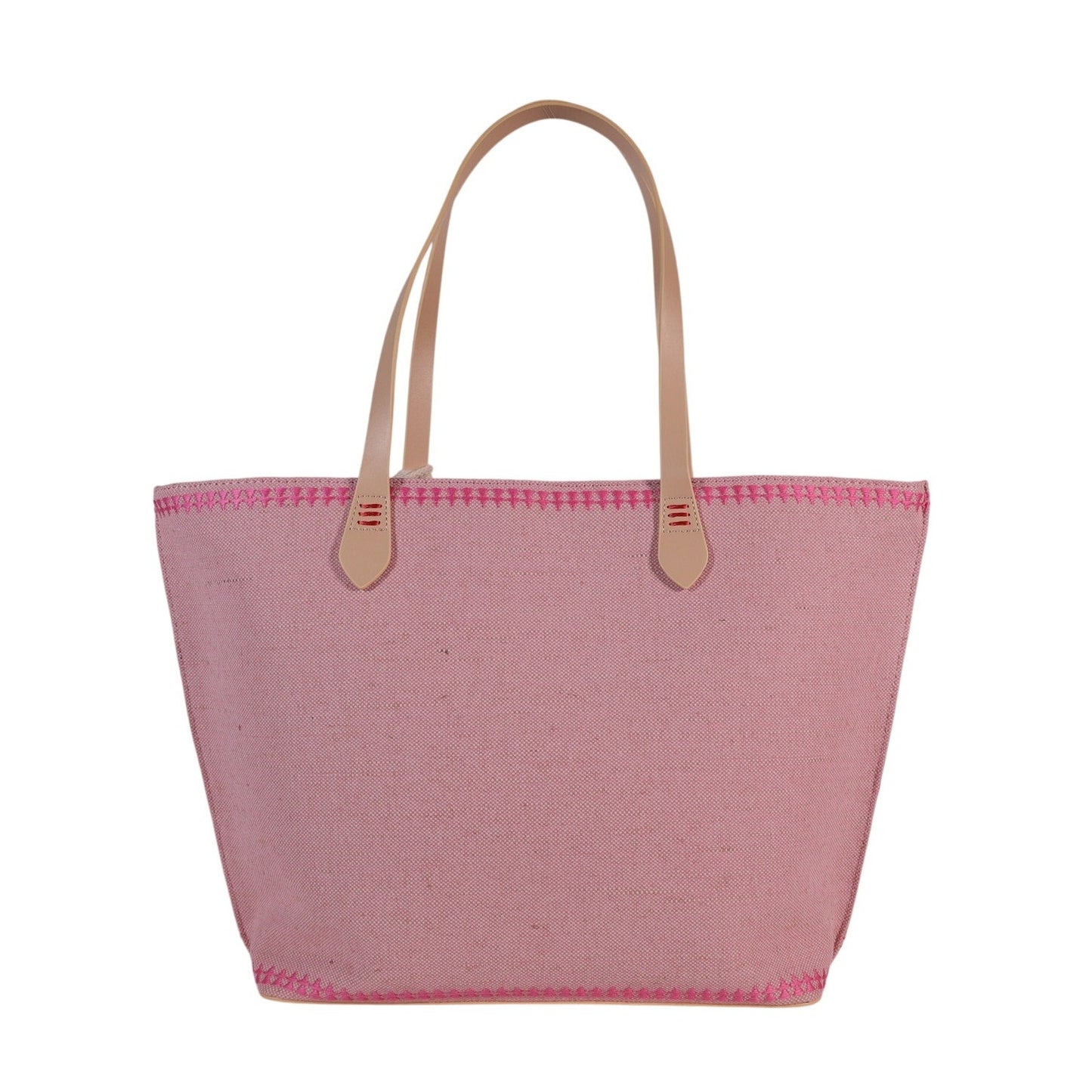 Spartina 449 Fiesta Embroidered Tote Bag- Richmond Hill Pink Palms