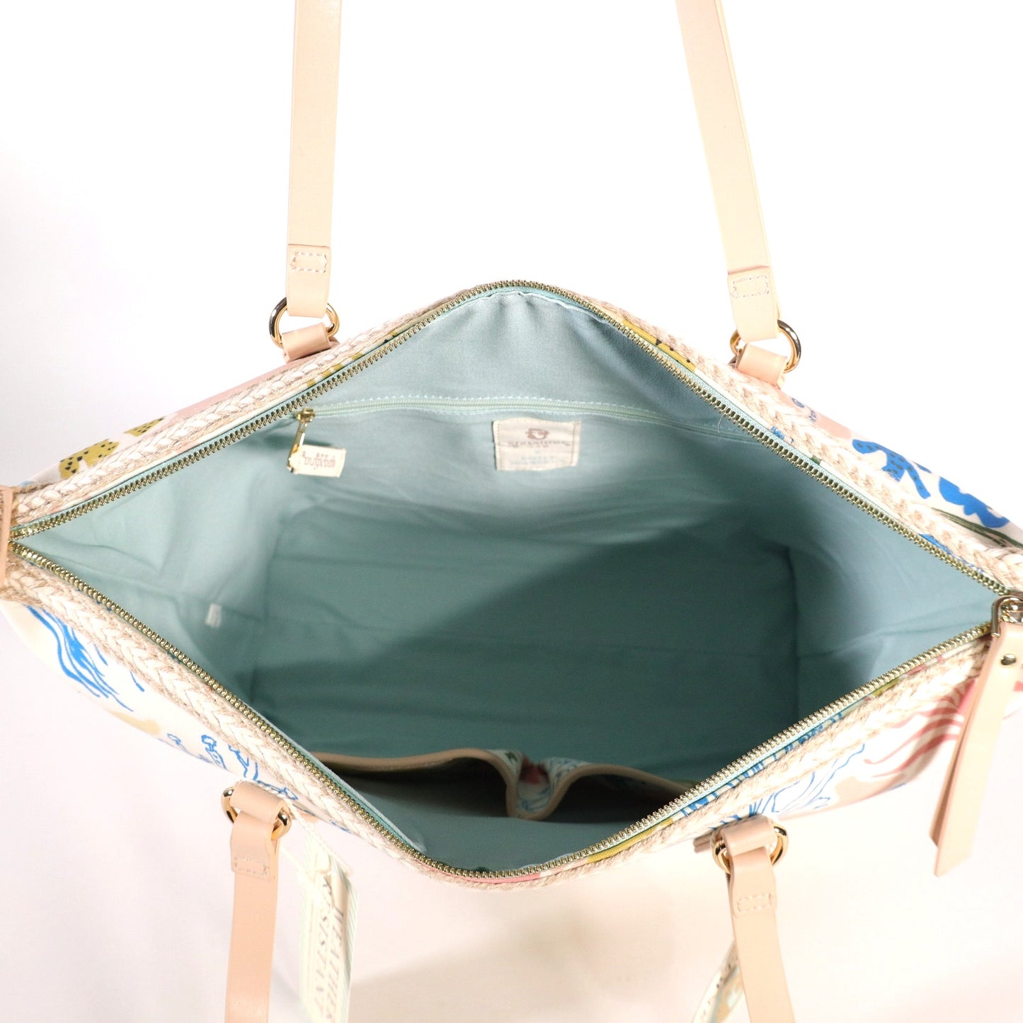 Spartina 449 Coastal Zip Travel Tote Bag - Mermaid Sea