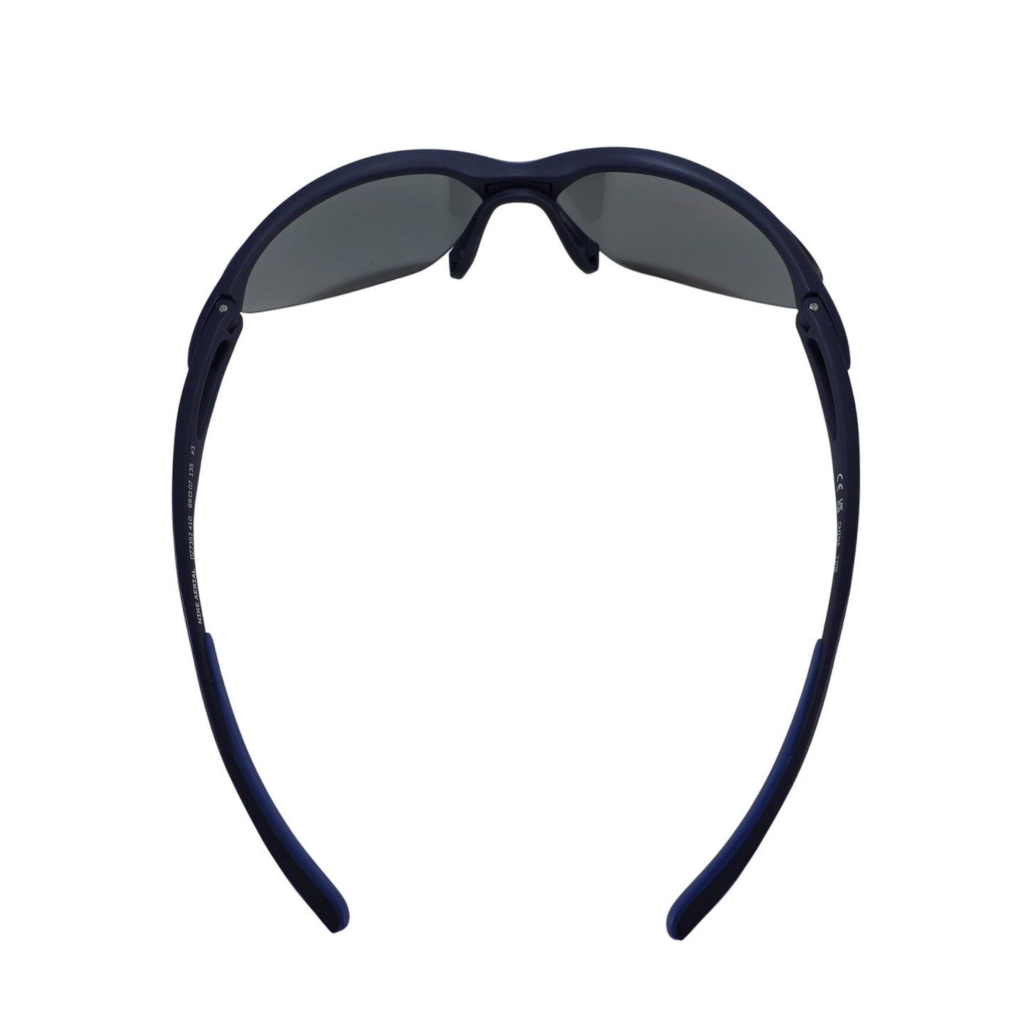 NIKE AERIAL Lightweight Rimless Sunglasses - Matte Midnight Blue / Silver Flash