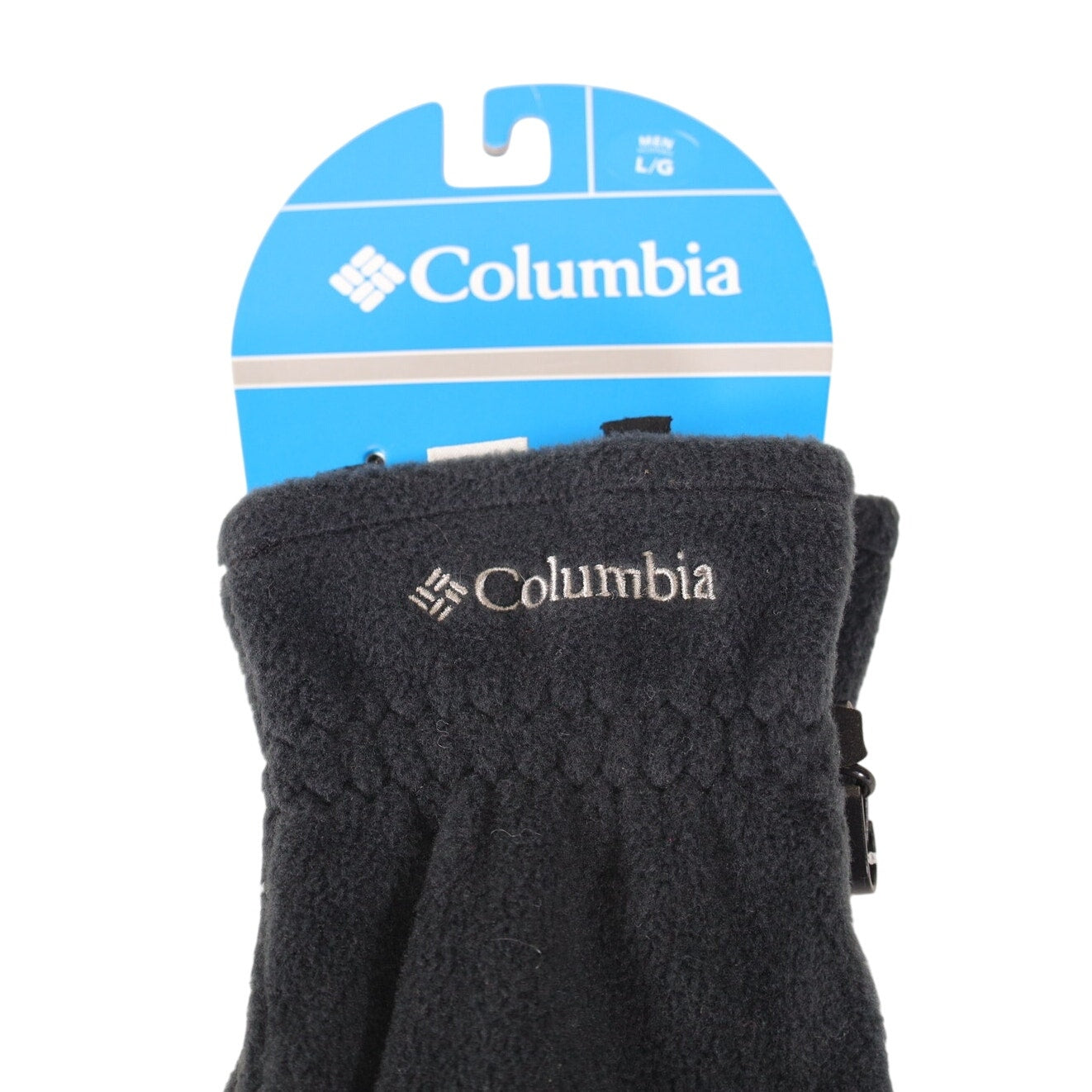 Columbia Men's Steens Mountain Fleece Winter Gloves - Size Large - Black