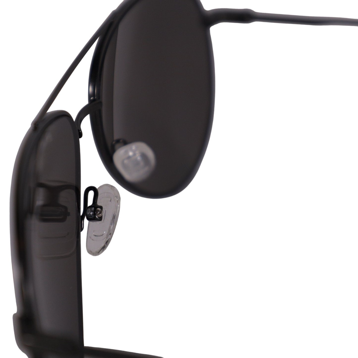 Chesterfield Mens Pilot Aviator Polarized Sunglasses - Matte Black/Black