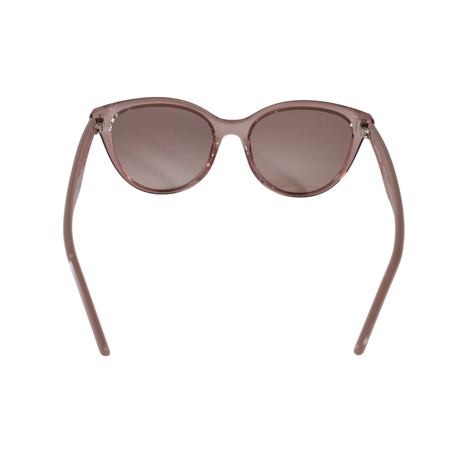 Salvatore Ferragamo Round Cat Eye Sunglasses - Transparent Sand / Sand Gradient