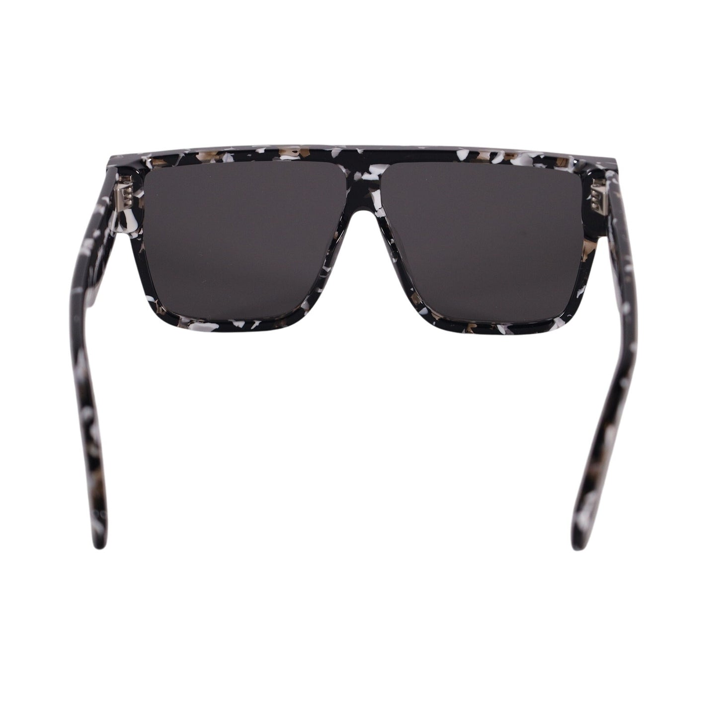 Off-White SYRACUSE Shield Sunglasses - Havana Black / Dark Grey