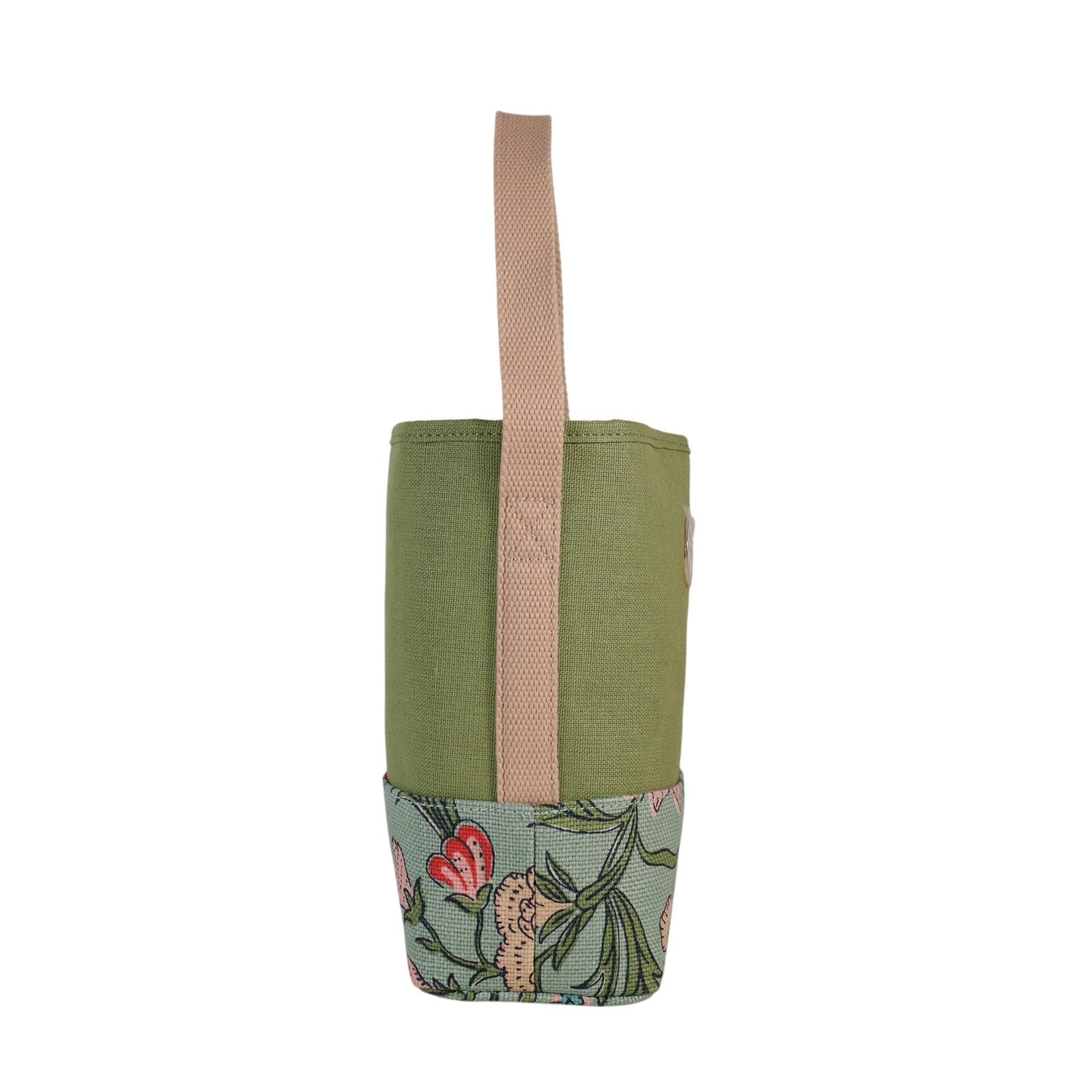 Spartina 449 Double Wine Caddy Tote Bag - Hamilton Floral Block Print