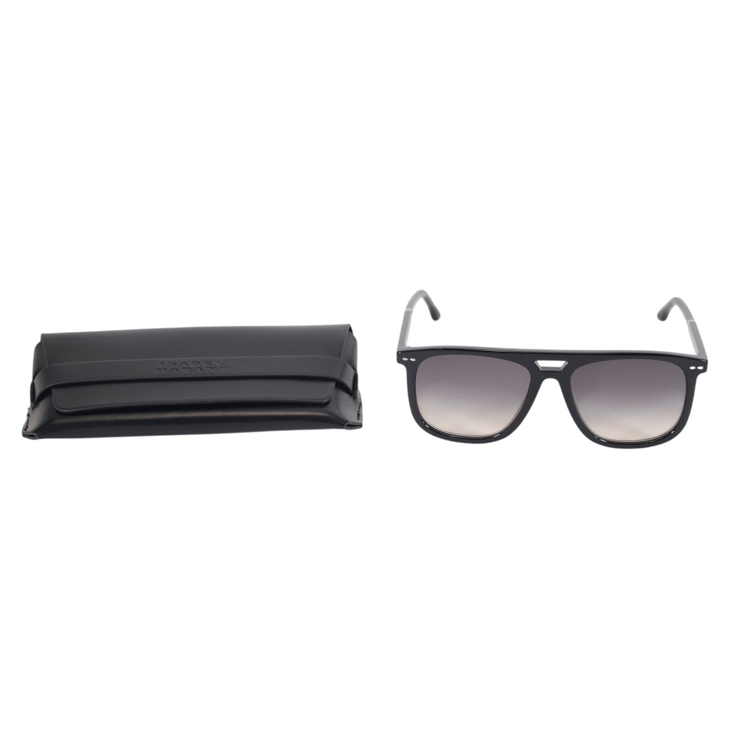 Isabel Marant Square Sunglasses - Black / Gray Gradient