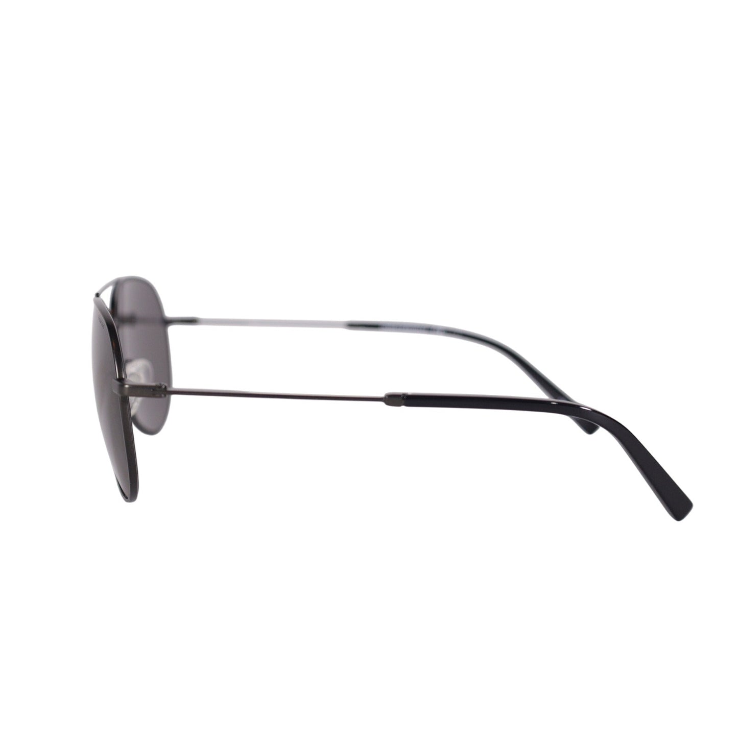 Chesterfield Mens Pilot Aviator Polarized Sunglasses - Matte Black/Black