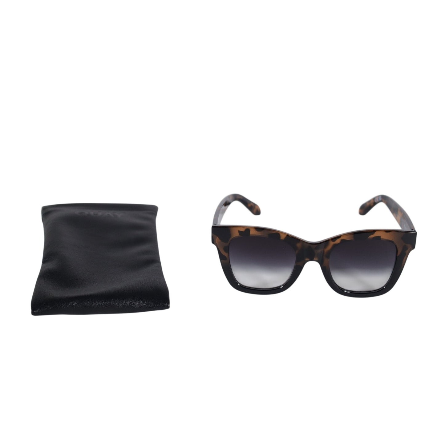 Quay Australia AFTER HOURS Women's Sunglasses - Tortoise Black/Black Fade