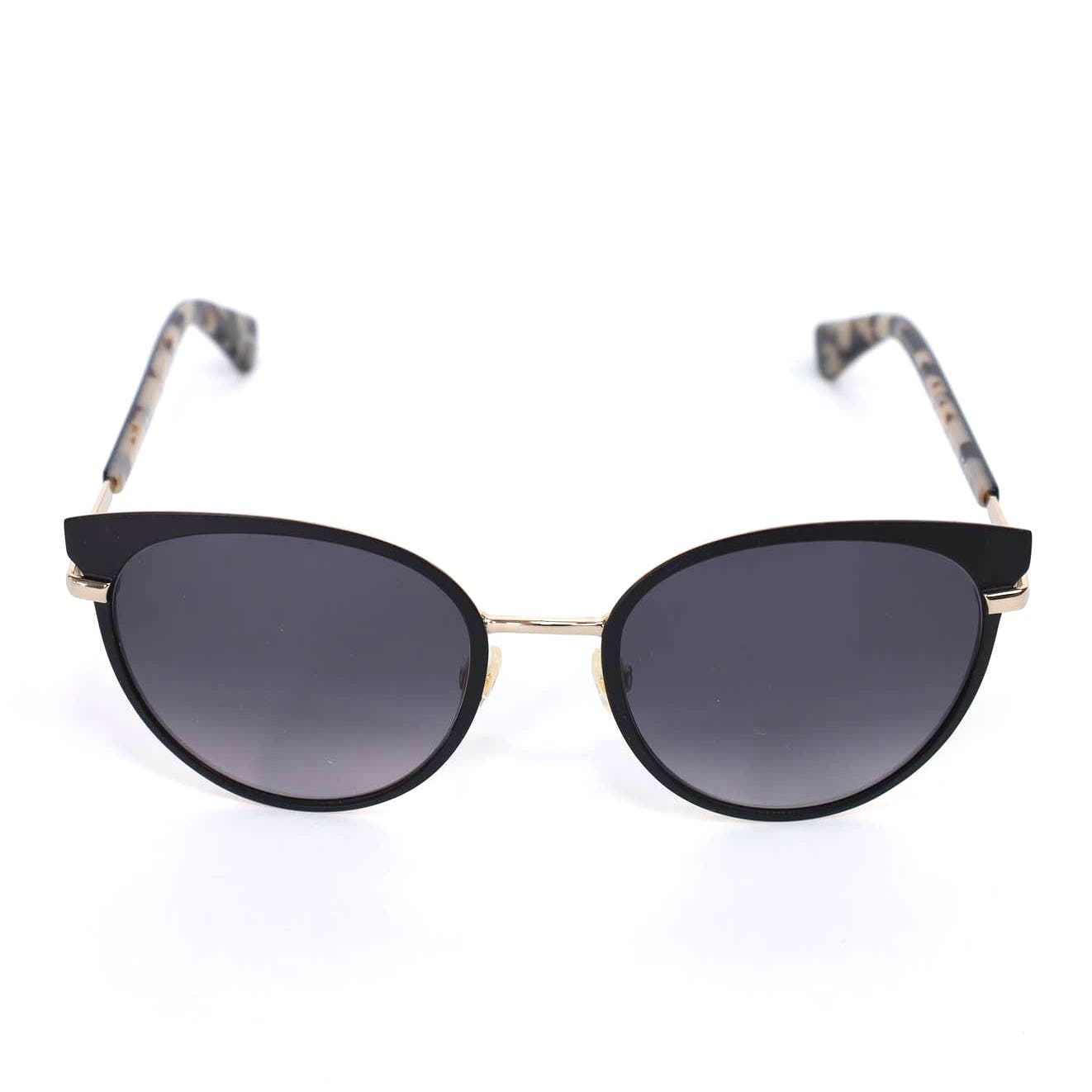 Kate Spade Janalee Cat-Eye Sunglasses - Black/Gold
