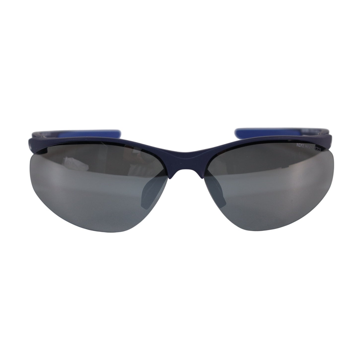 NIKE AERIAL Lightweight Rimless Sunglasses - Matte Midnight Blue / Silver Flash