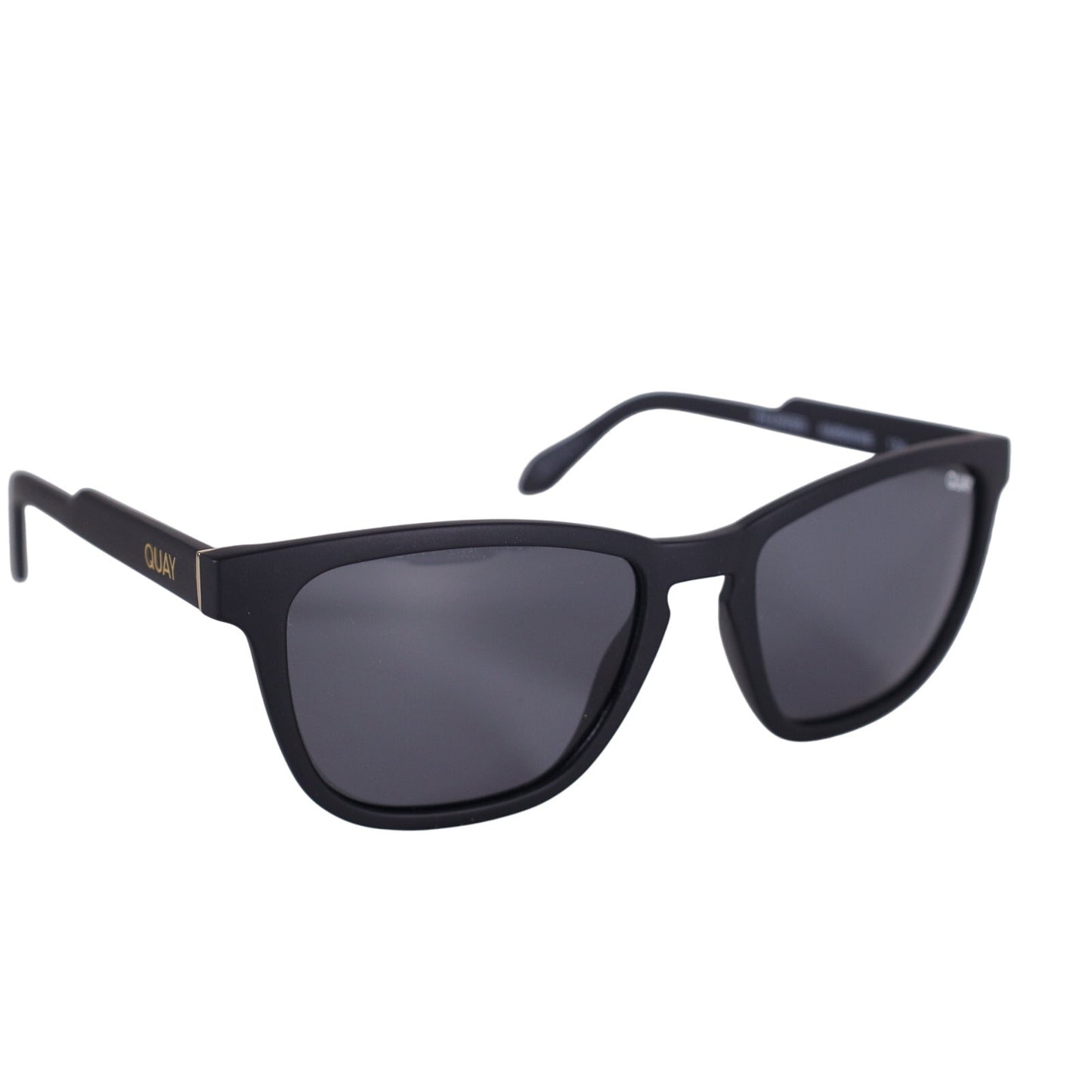 Quay Australia HARDWIRE Polarized Sunglasses - Matte Black / Smoke
