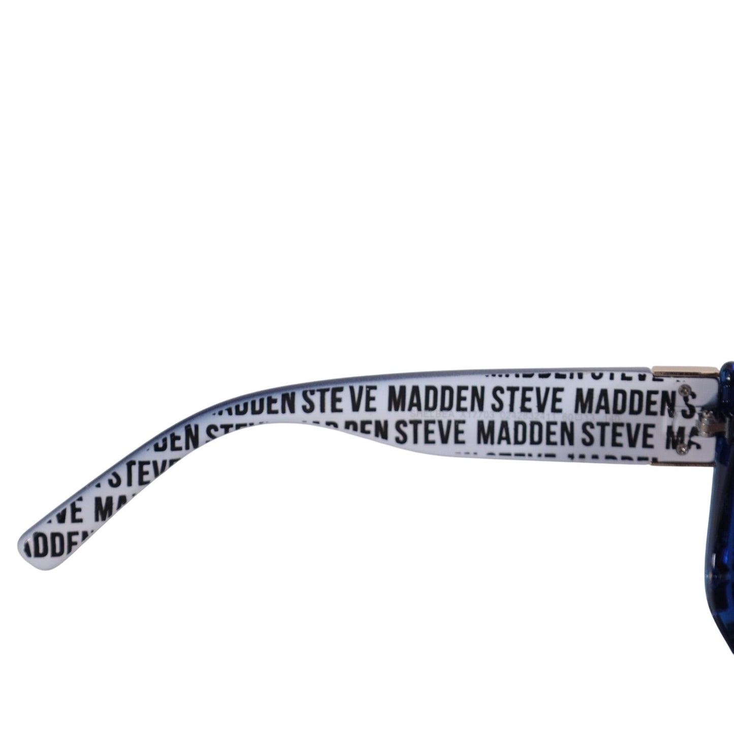 Steve Madden SHELBEA Oversized Cat Eye Sunglasses - Blue / Brown