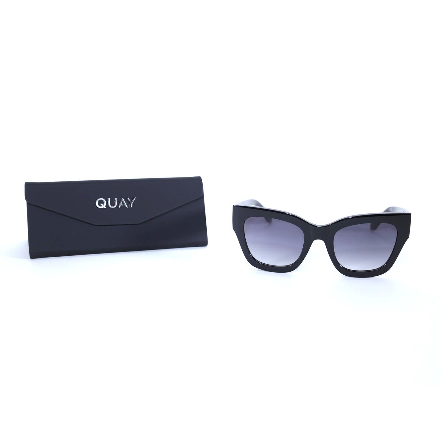 Quay Australia BY THE WAY Womens Sunglasses - Black/Smoke