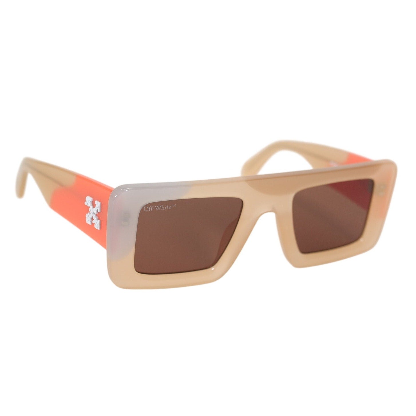 Off-White SEATTLE Square Sunglasses - Multicolor Sand 