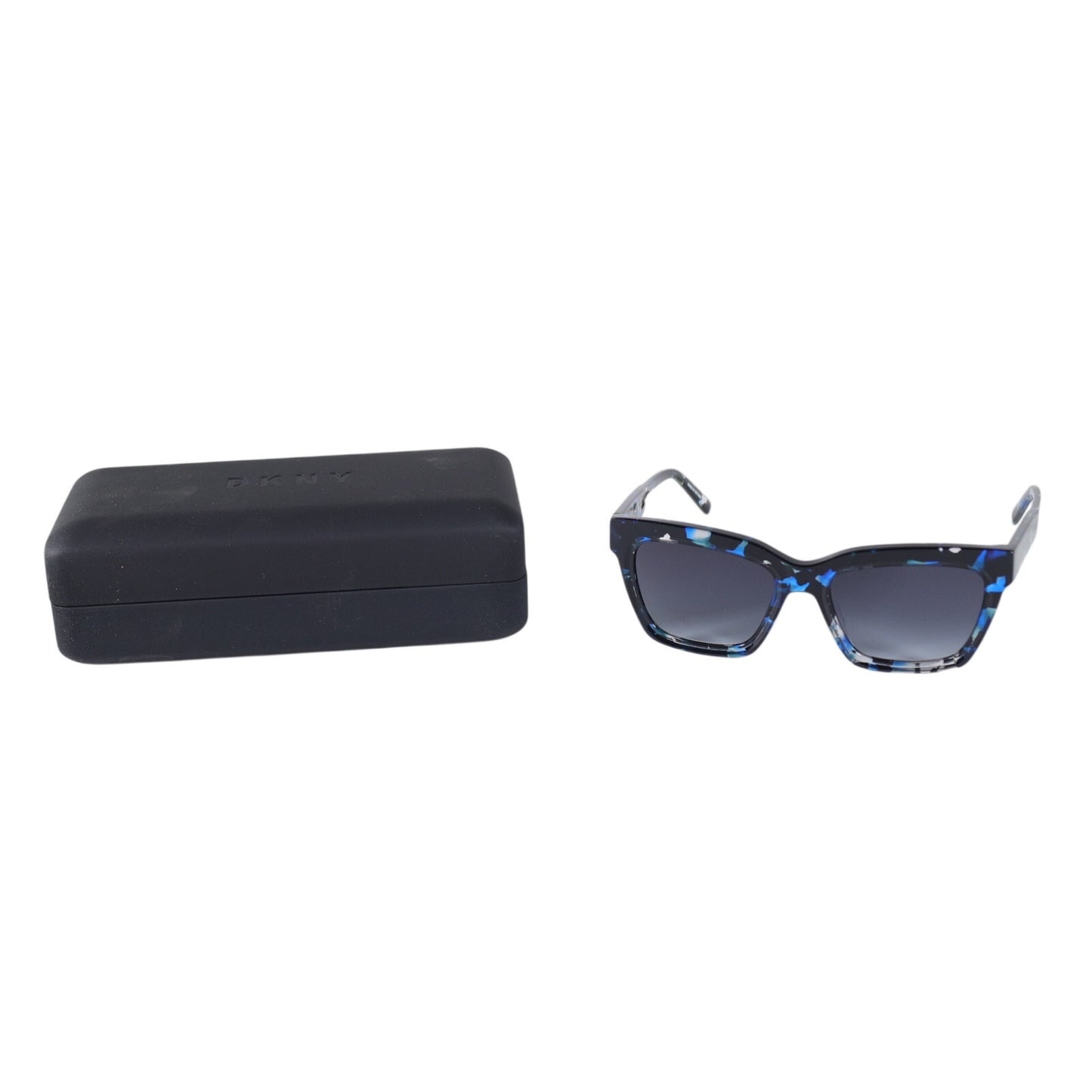 DKNY Square Women's Designer Sunglasses - Sapphire Tortoise / Blue