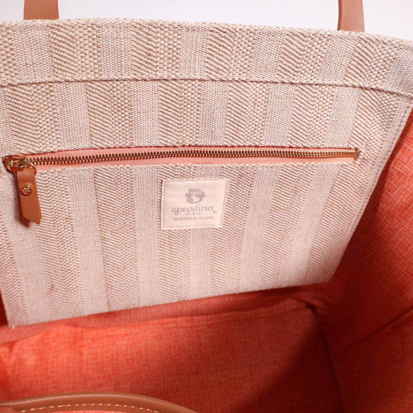 Spartina 449 Embroidered Large Fiesta Tote Bag - Callawassie Palmetto