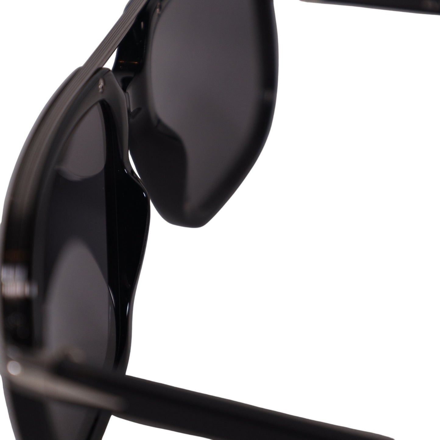 David Beckham Mens Modern Aviator Polarized Sunglasses-Black/Dark Ruthenium