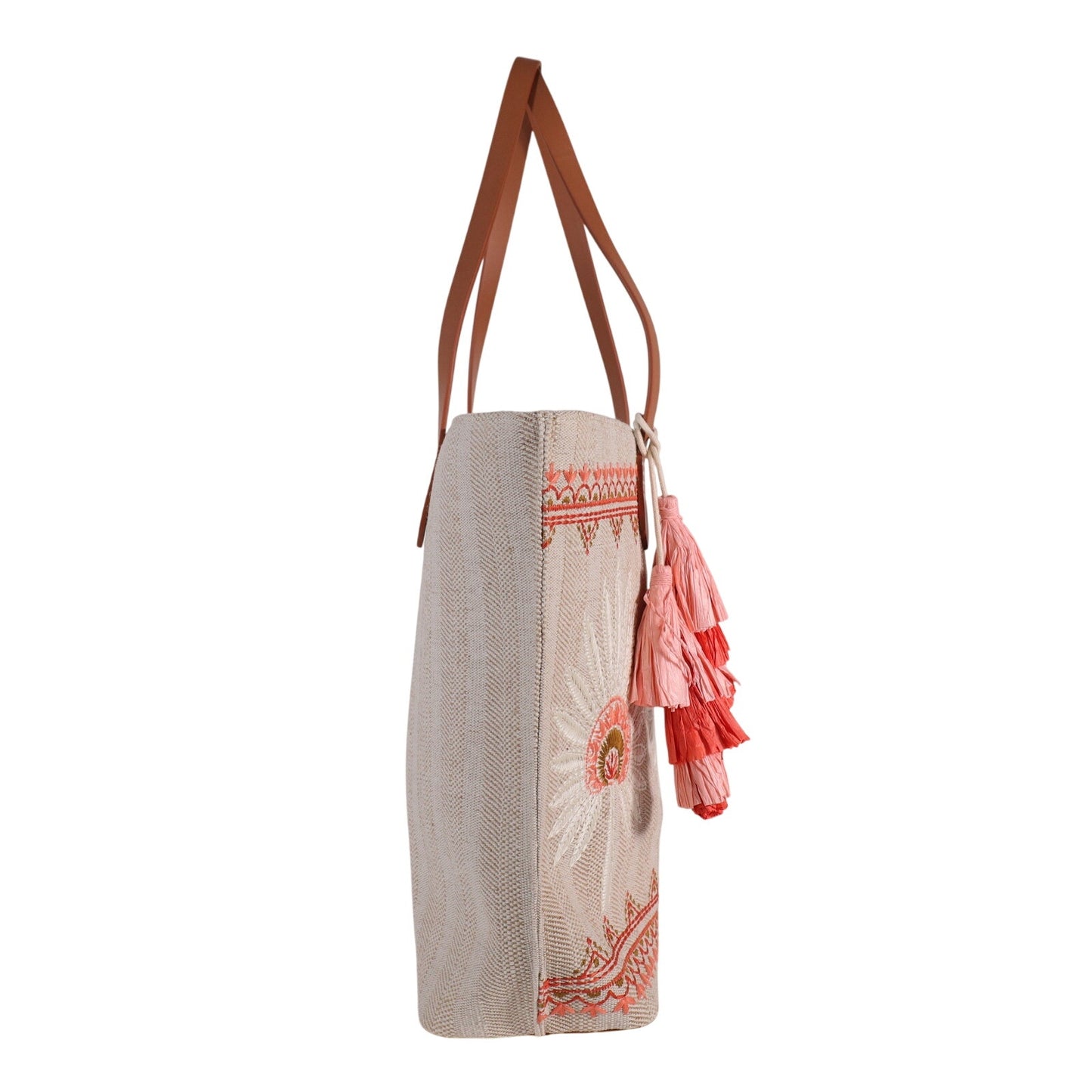 Spartina 449 Embroidered Large Fiesta Tote Bag - Callawassie Palmetto