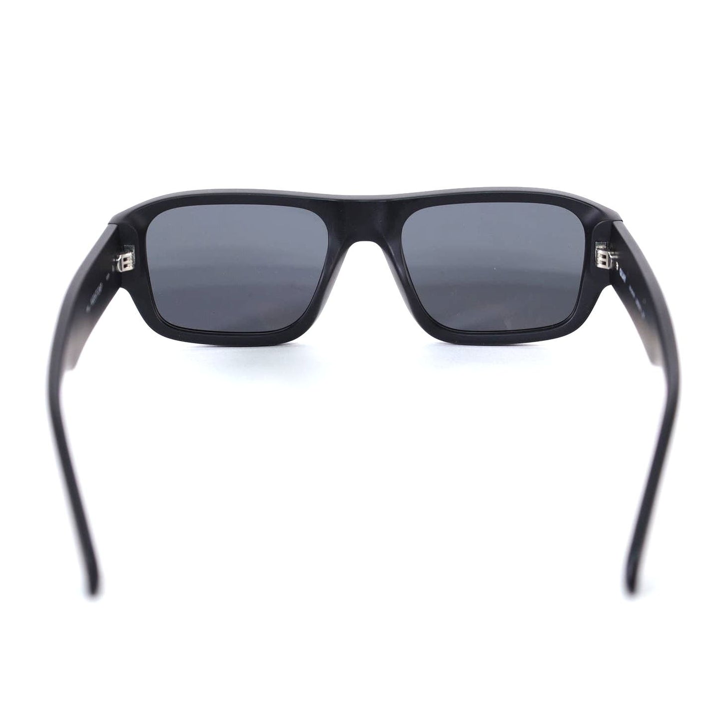 Quay Australia NIGHT CAP Rectangle Polarized Sunglasses - Matte Black/Black