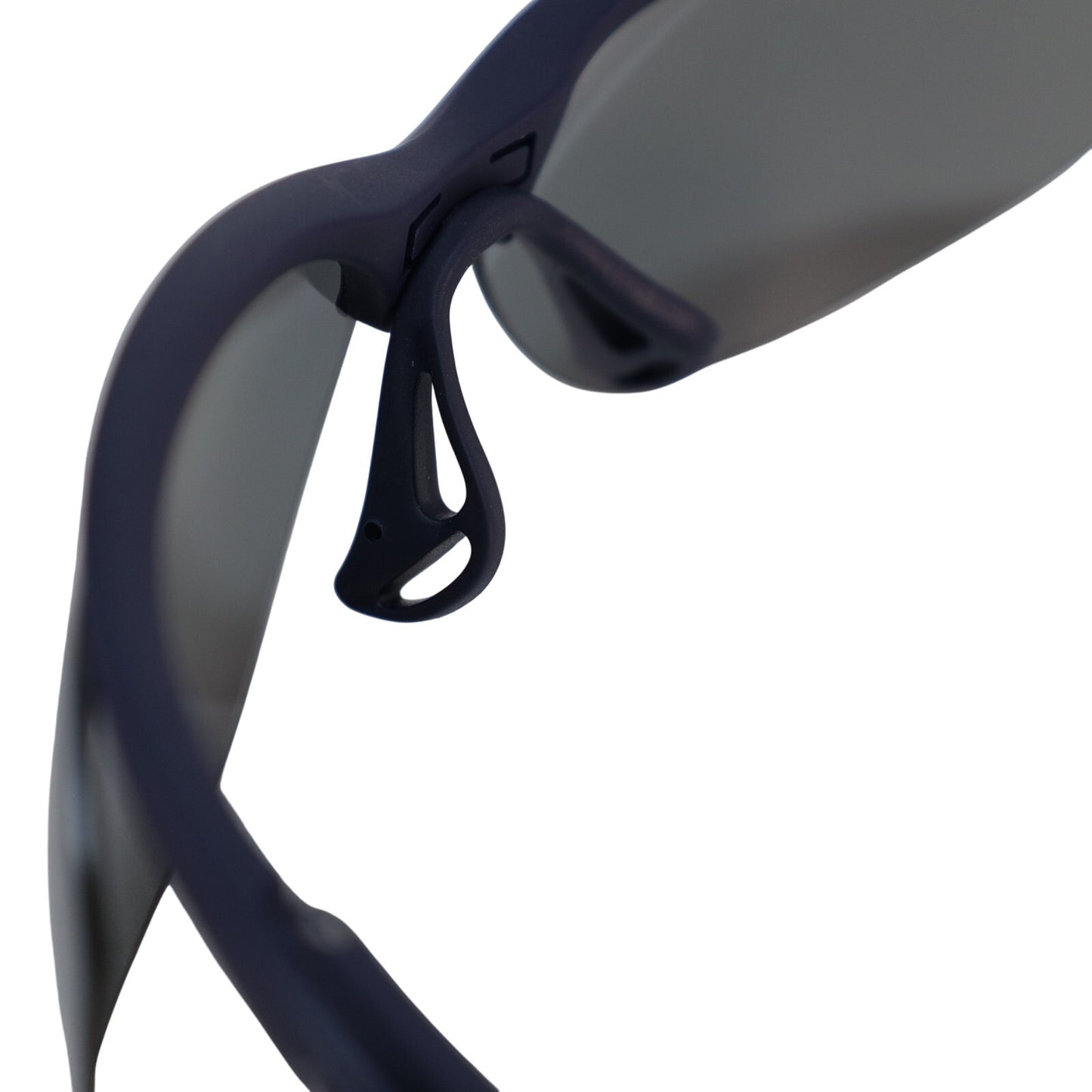 NIKE AERIAL Lightweight Rimless Sunglasses - Matte Midnight Blue / Silver Flash