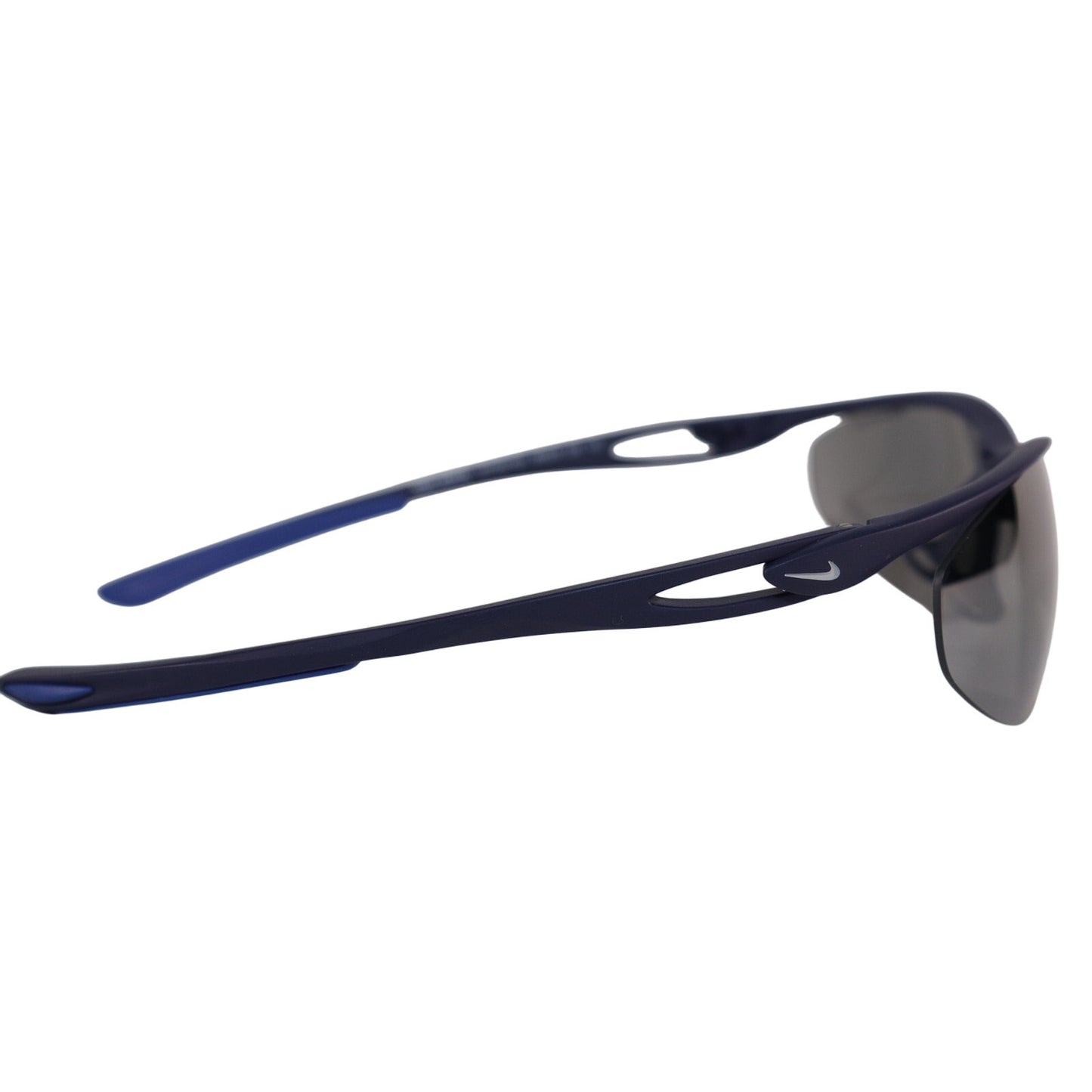 NIKE AERIAL Lightweight Rimless Sunglasses - Matte Midnight Blue / Silver Flash