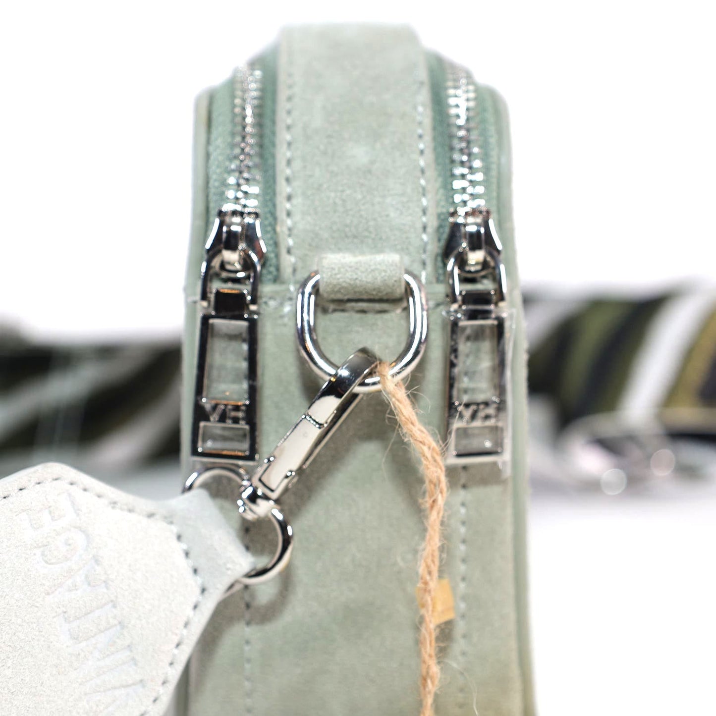 Vintage Havana Linda Bag with 2 Shoulder / Crossbody Straps - Silver