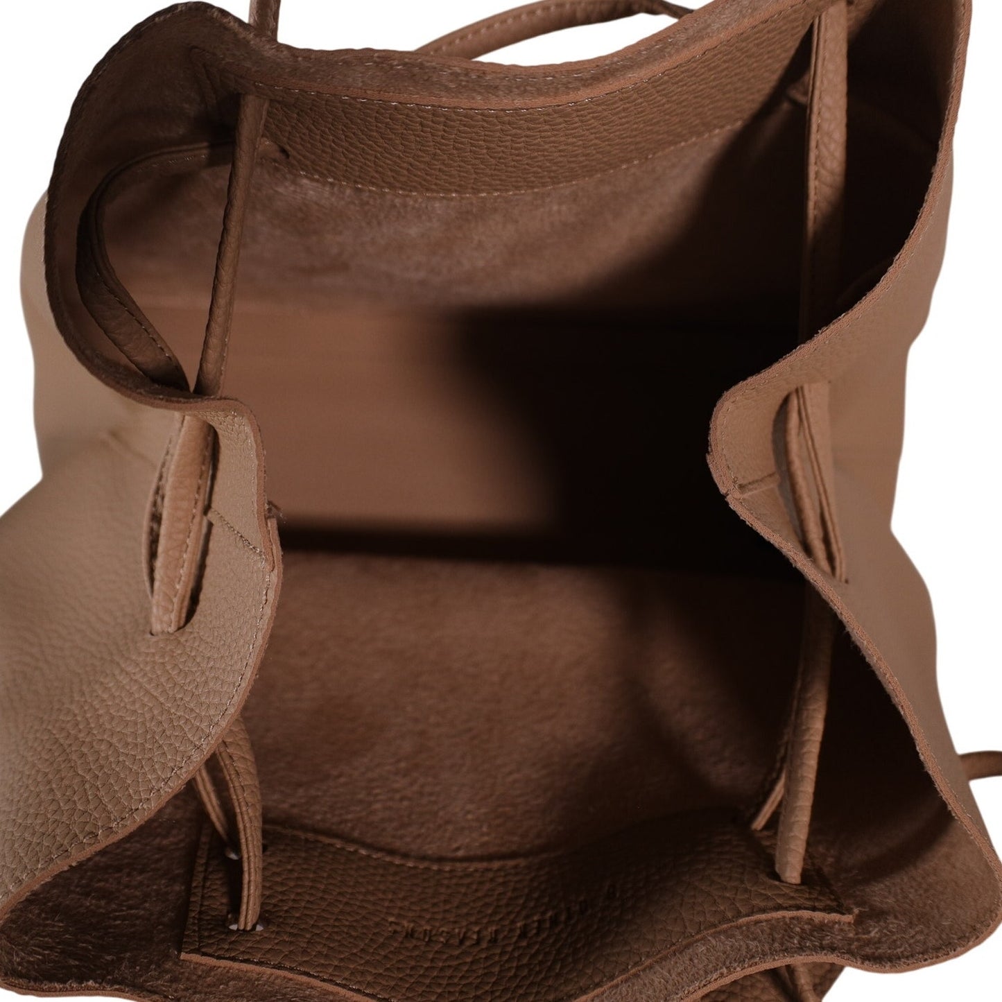 8 Other Reasons Vegan Pebbled Leather Slouchy Bucket Bag - Tan