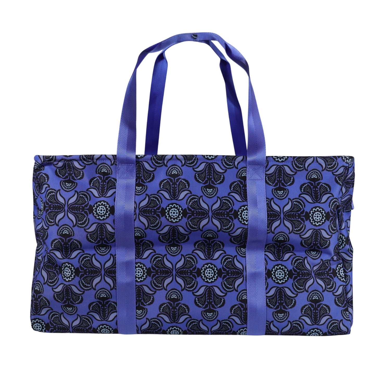 Vera Bradley Large Collapsible Car Storage Tote - Baja Blue Tile