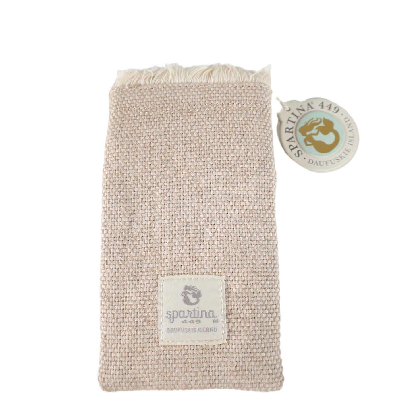 Spartina 449 Canvas Embroidered Sunglass Case - Callawassie Pineapple