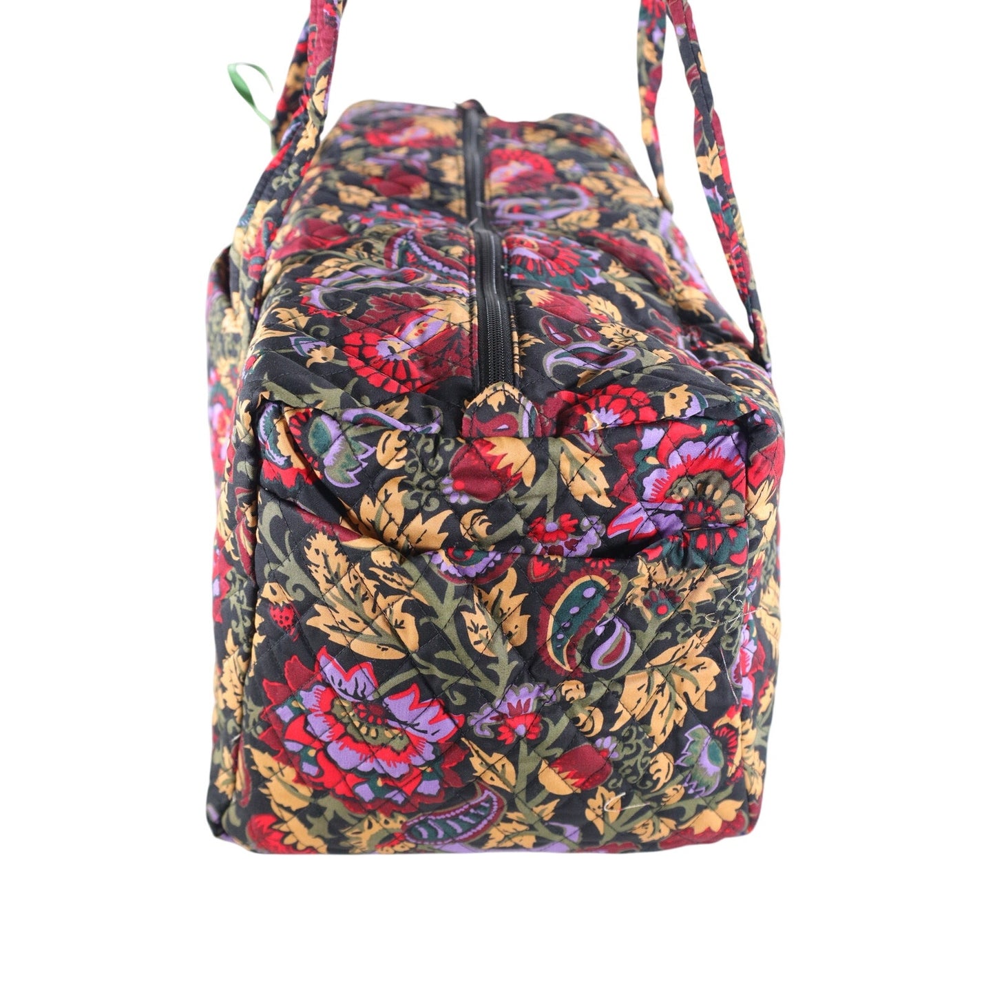 Vera Bradley Quilted Cotton Original Duffel Bag - Midnight Garden Paisley