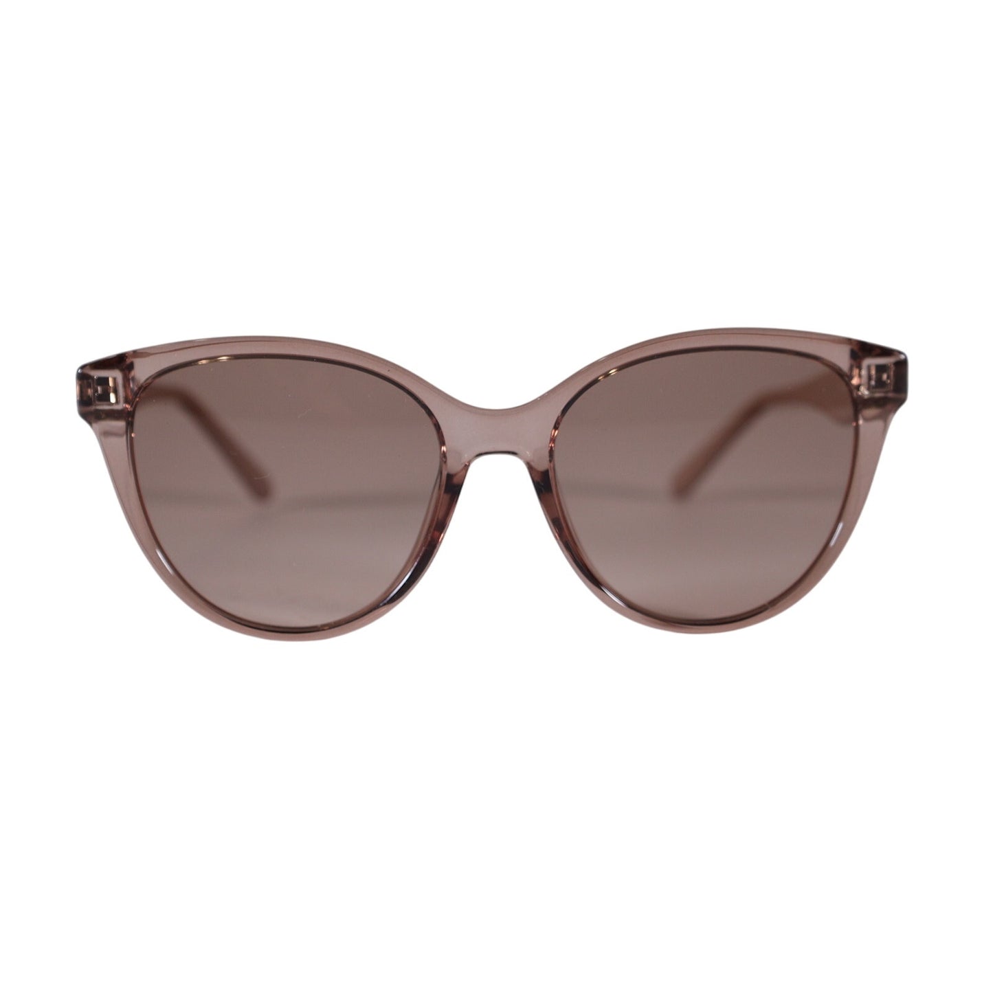 Salvatore Ferragamo Round Cat Eye Sunglasses - Transparent Sand / Sand Gradient