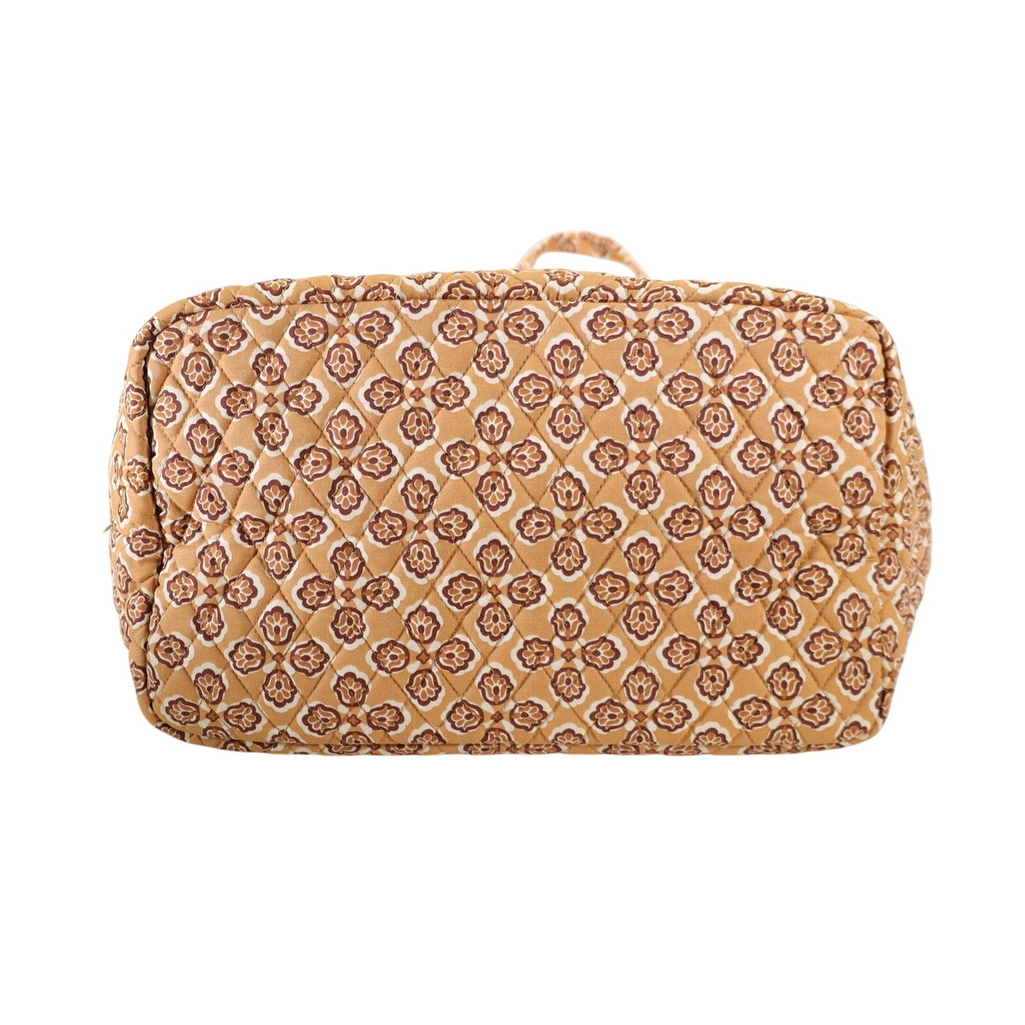 Vera Bradley Cotton Quilted Grand Tote - Butter Cookie Medallion Apple Cinnamon