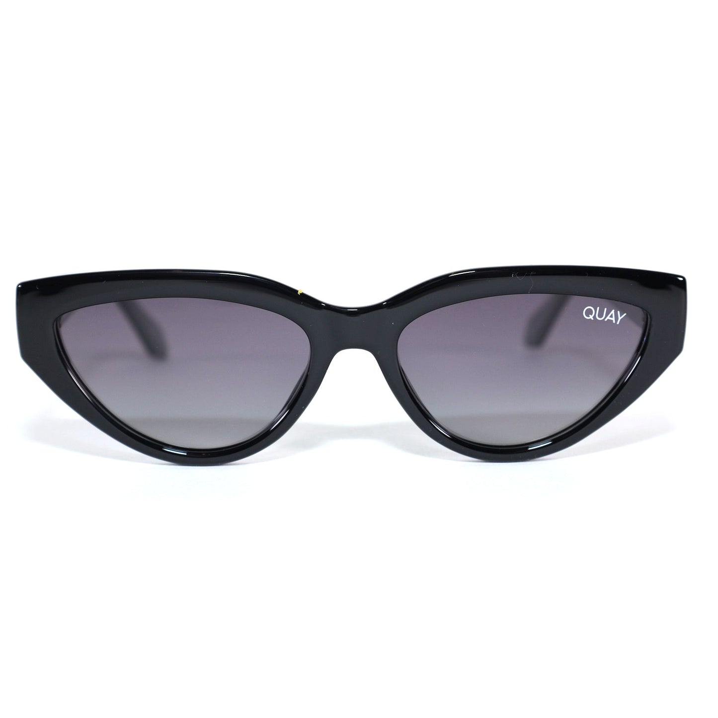 Quay Australia NARROW DOWN Cat Eye Sunglasses - Black / Smoke Polarized