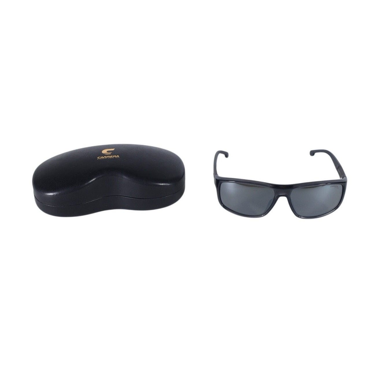 Carrera Rectangle Men's Polarized Sunglasses - Transparent Dark Grey