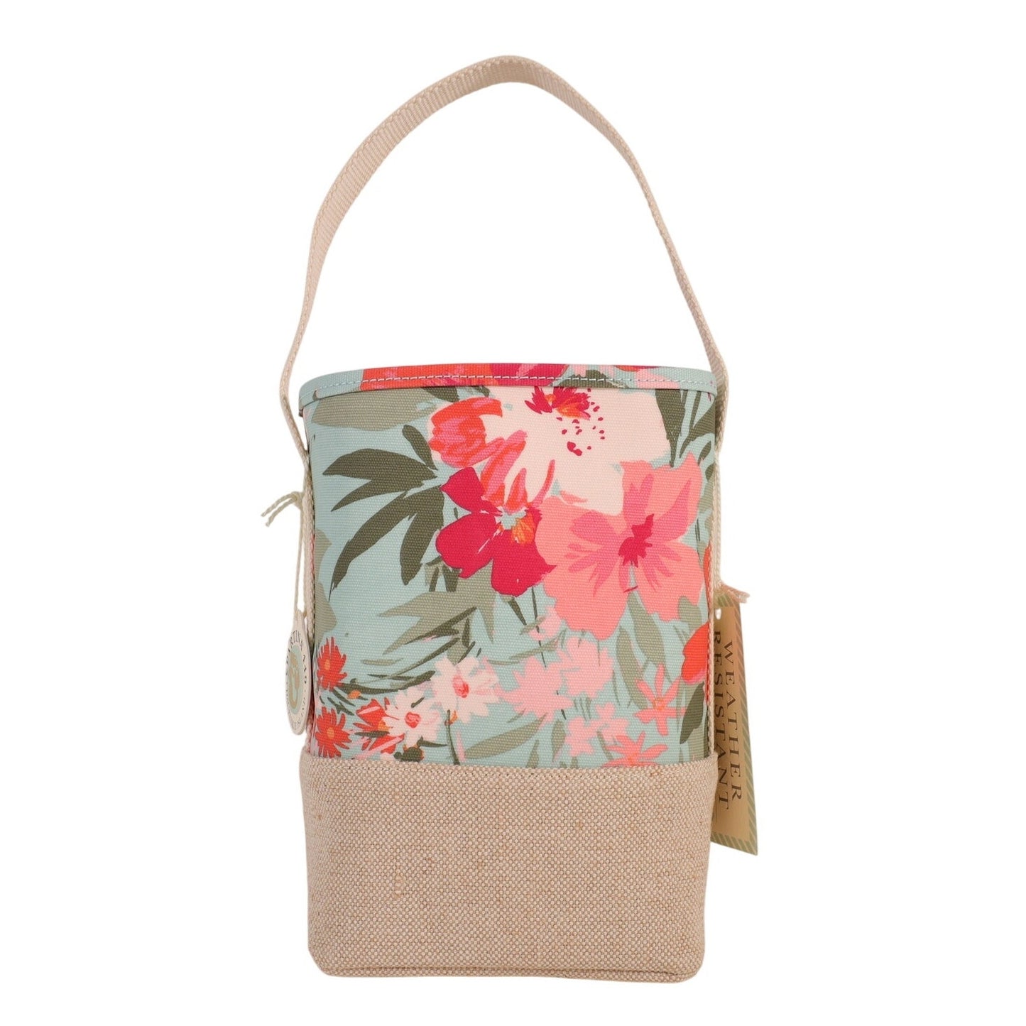 Spartina 449 Double Wine Caddy Tote Bag - Alljoy Landing Sea Foam