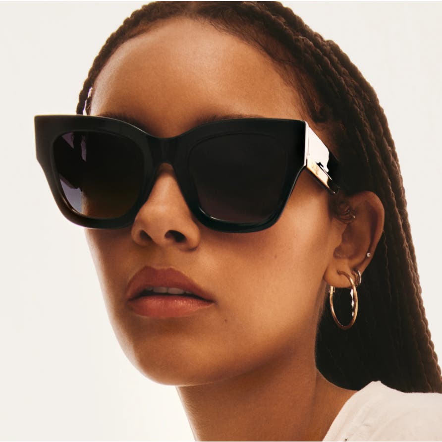 Quay Australia BY THE WAY Womens Sunglasses - Black/Smoke