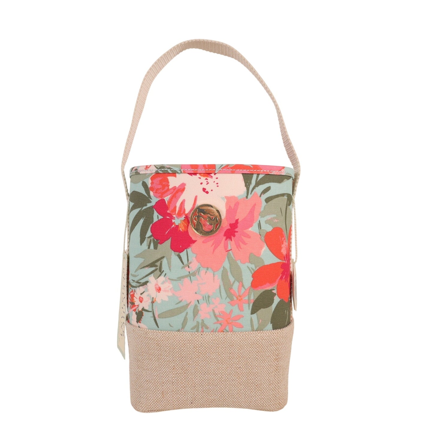 Spartina 449 Double Wine Caddy Tote Bag - Alljoy Landing Sea Foam