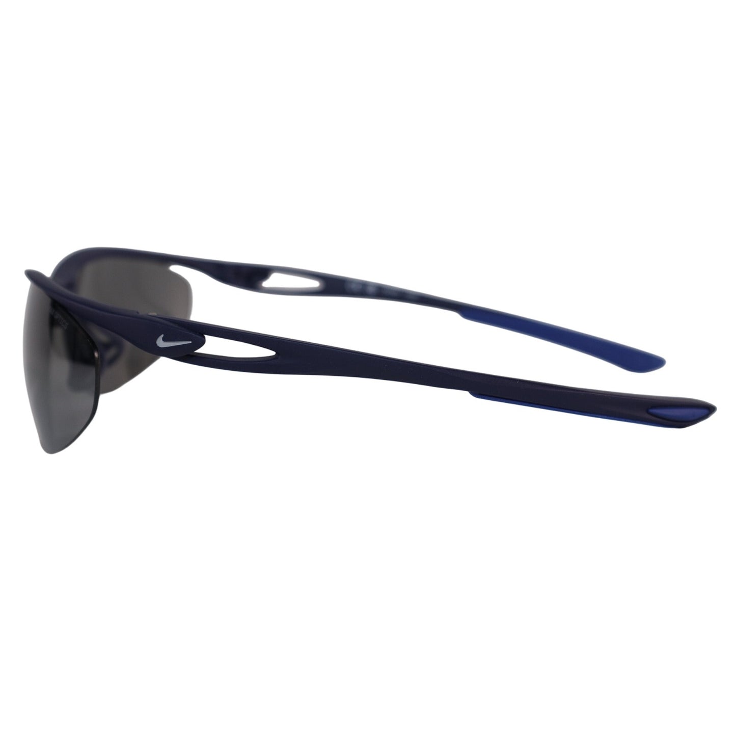 NIKE AERIAL Lightweight Rimless Sunglasses - Matte Midnight Blue / Silver Flash