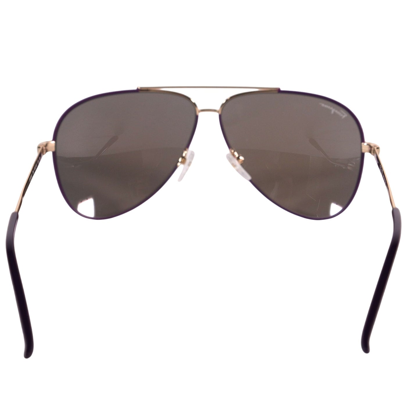 Ferragamo Aviator Sunglasses - Shiny Light Gold / Purple Gradient