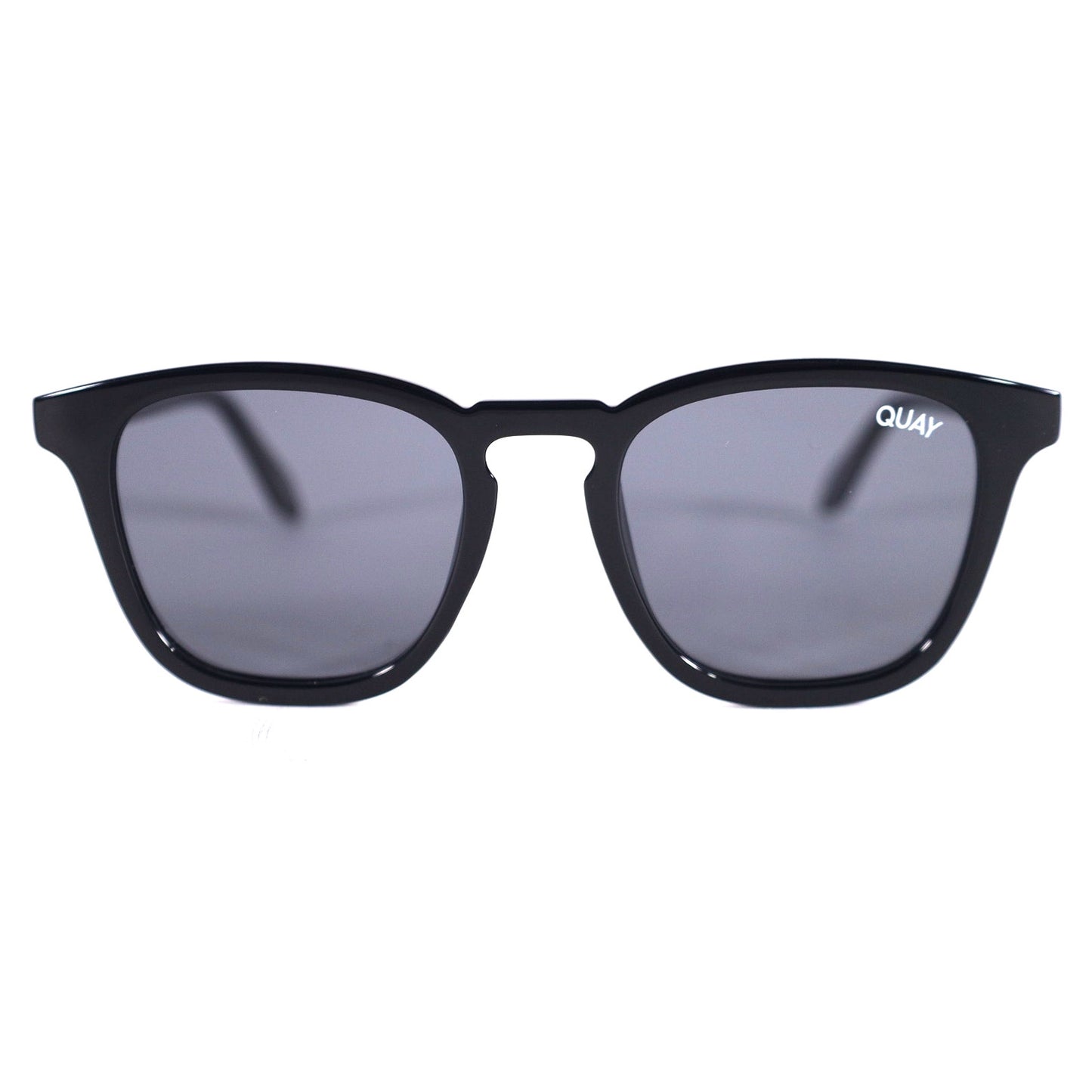 Quay Australia JACKPOT Rounded Square Sunglasses - Black / Smoke RX