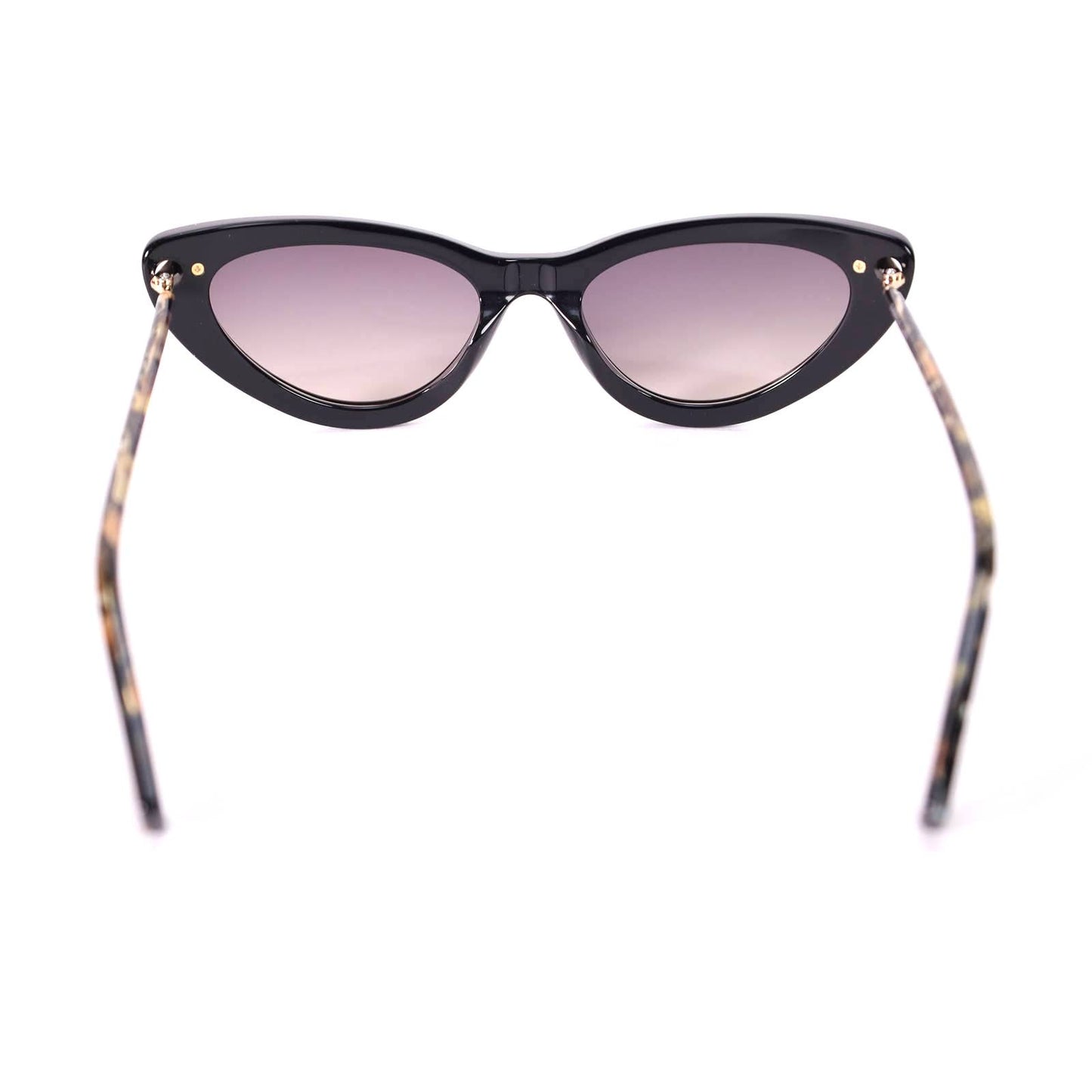 Derek Lam Doris Cat Eye Sunglasses - Black/Black