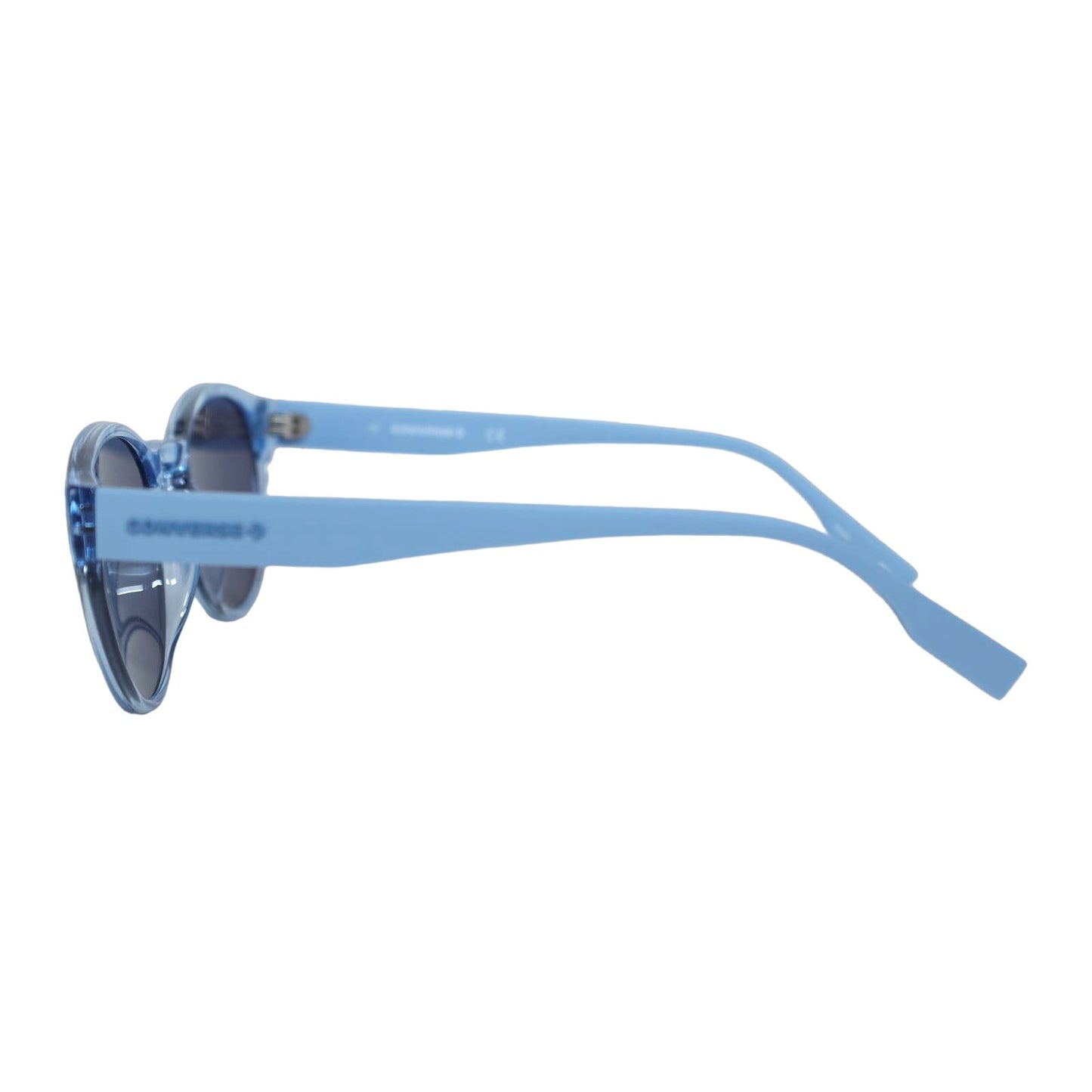 Converse Malden Round Sunglasses - Crystal Sea Salt Blue / Smoke
